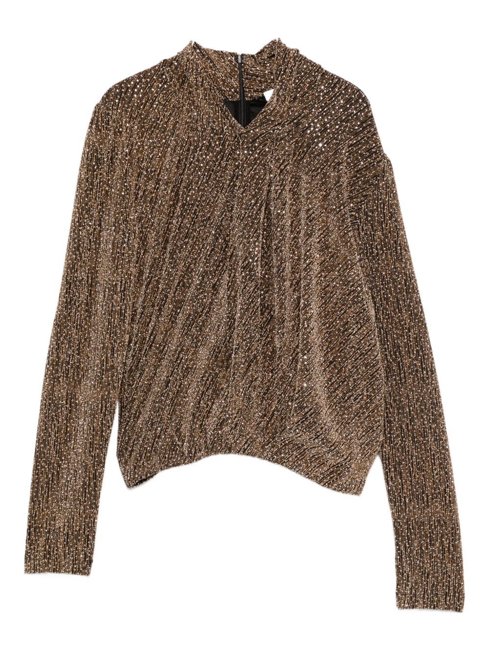 IRO Metallic High-Neck Sweater for Women