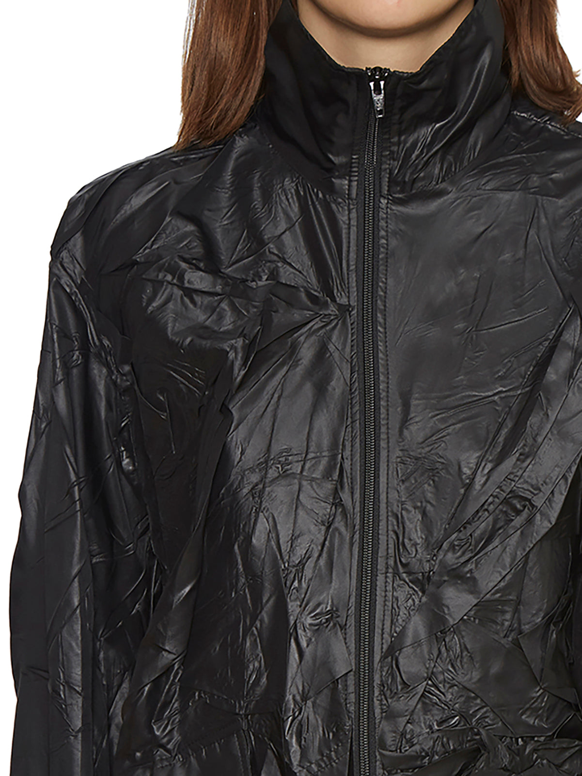 OTTOLINGER Modern Turtleneck Zip-Up Shirt with Pocket - Size 34