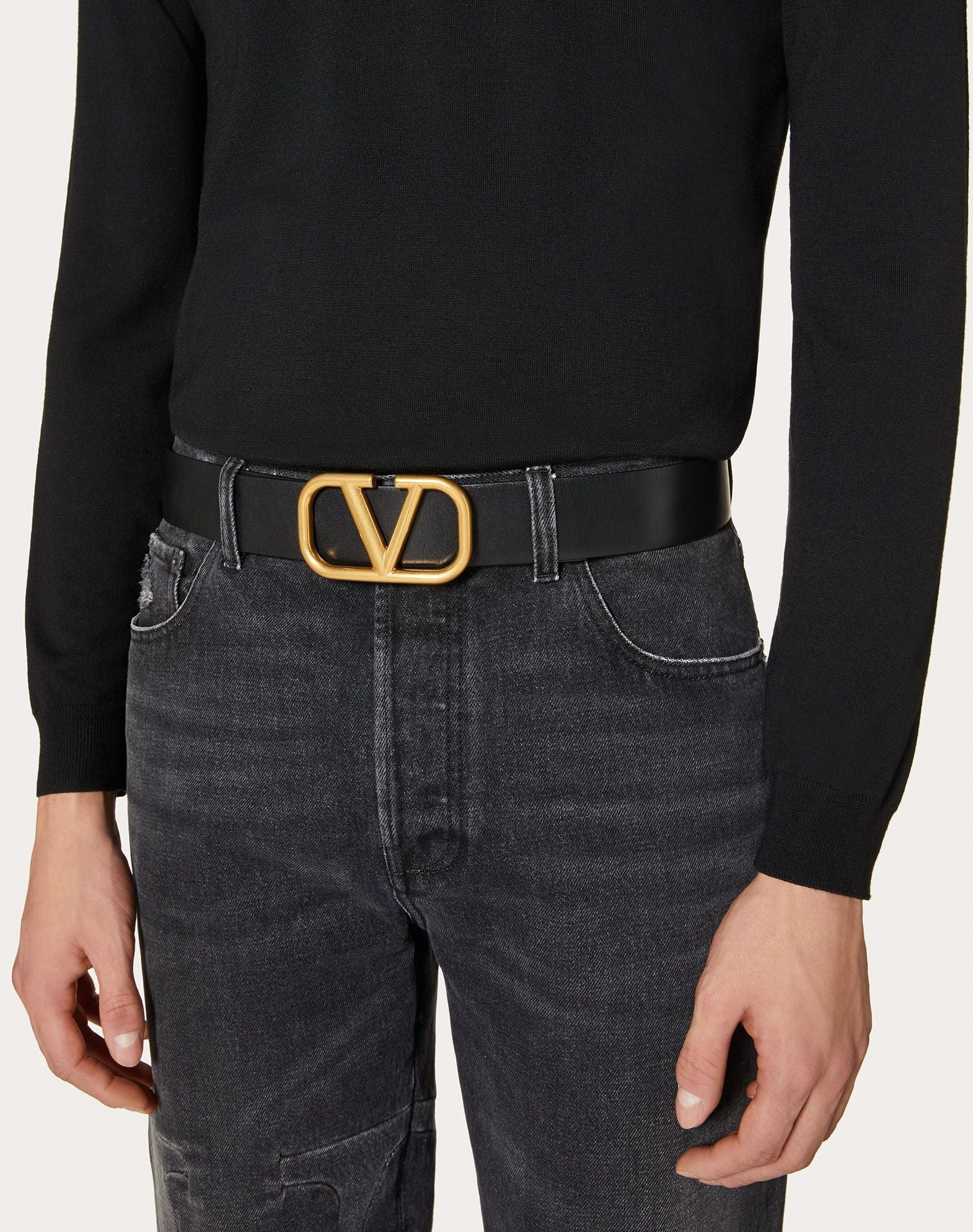 VALENTINO GARAVANI Buckle Belt H.40 for Men