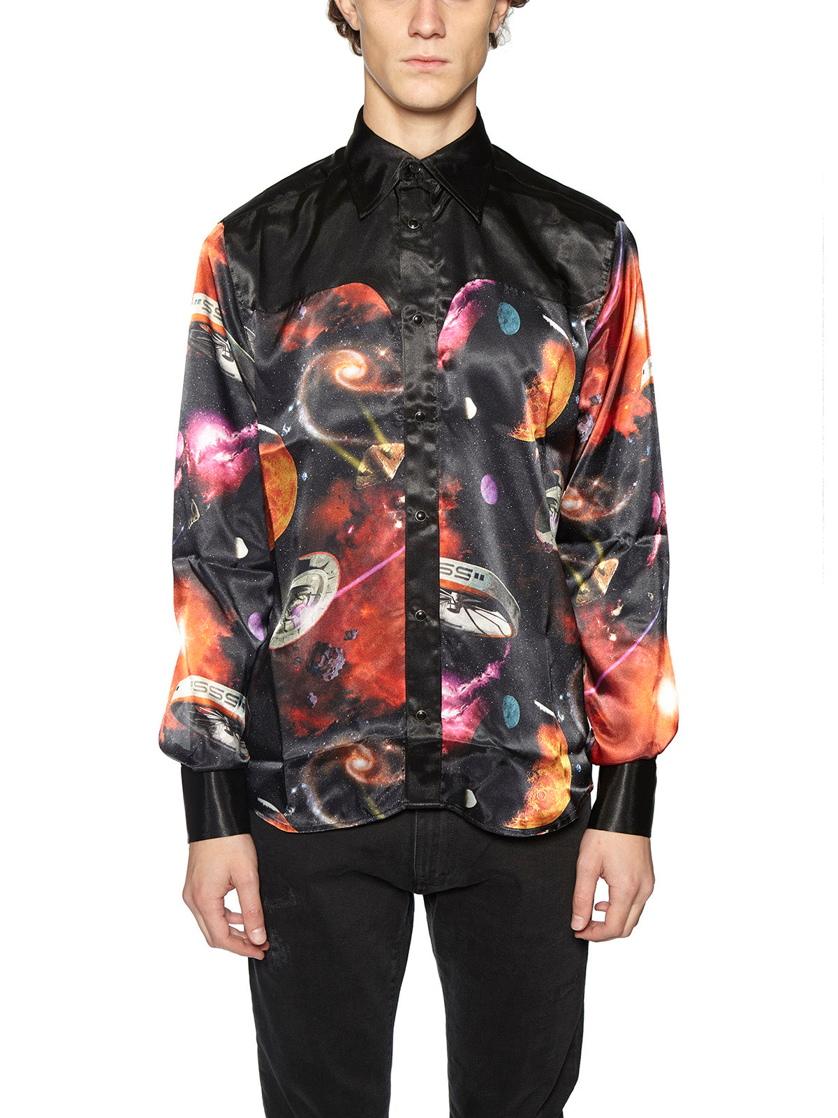 SSS WORLD CORP. All Over Patterned Shirt - Size M