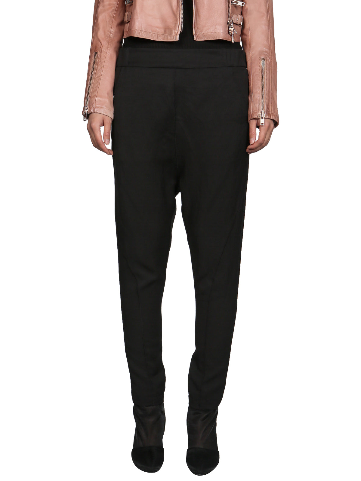 NOSTRASANTISSIMA Baggy Pants with Contrast Stitching - Size 40