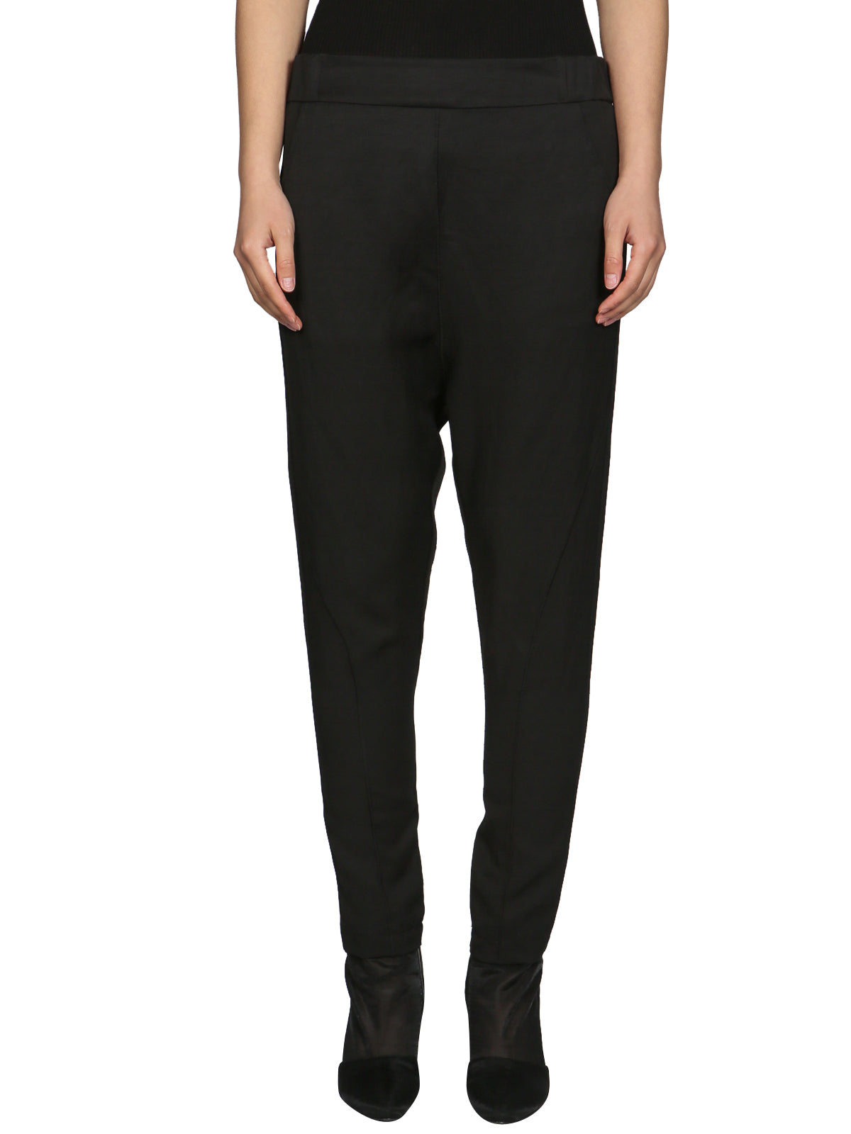 NOSTRASANTISSIMA Baggy Pants with Contrast Stitching - Size 40