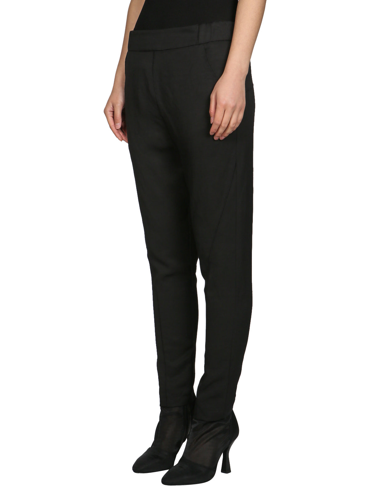 NOSTRASANTISSIMA Baggy Pants with Contrast Stitching - Size 40