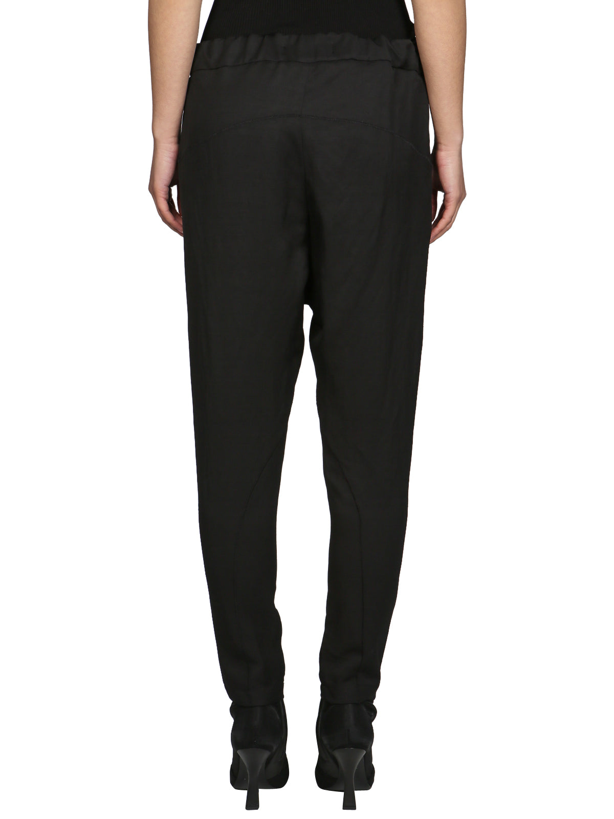 NOSTRASANTISSIMA Baggy Pants with Contrast Stitching - Size 40