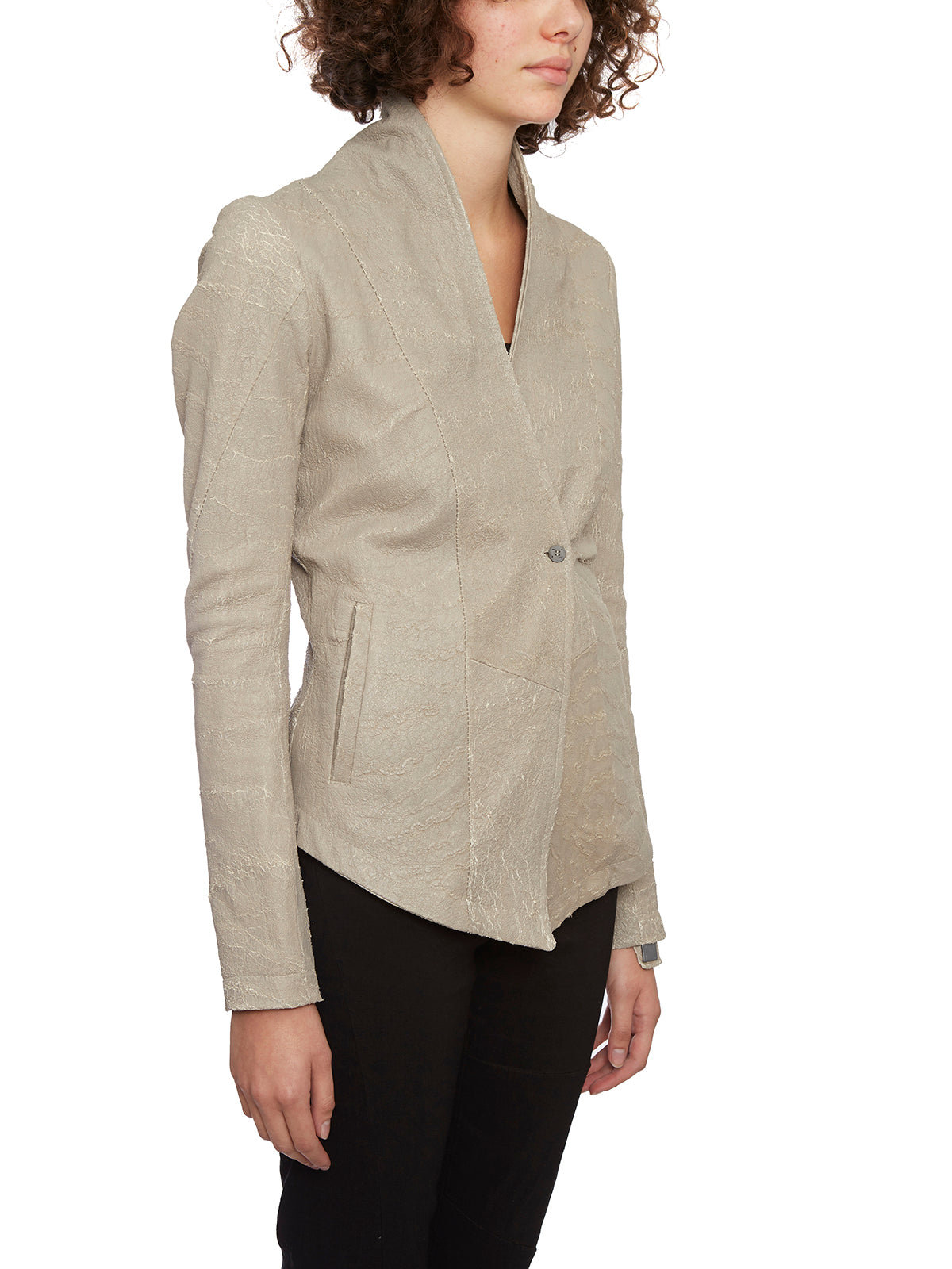 10SEI0OTTO Luxe Leather Mini Blaze Jacket - Women's Size S