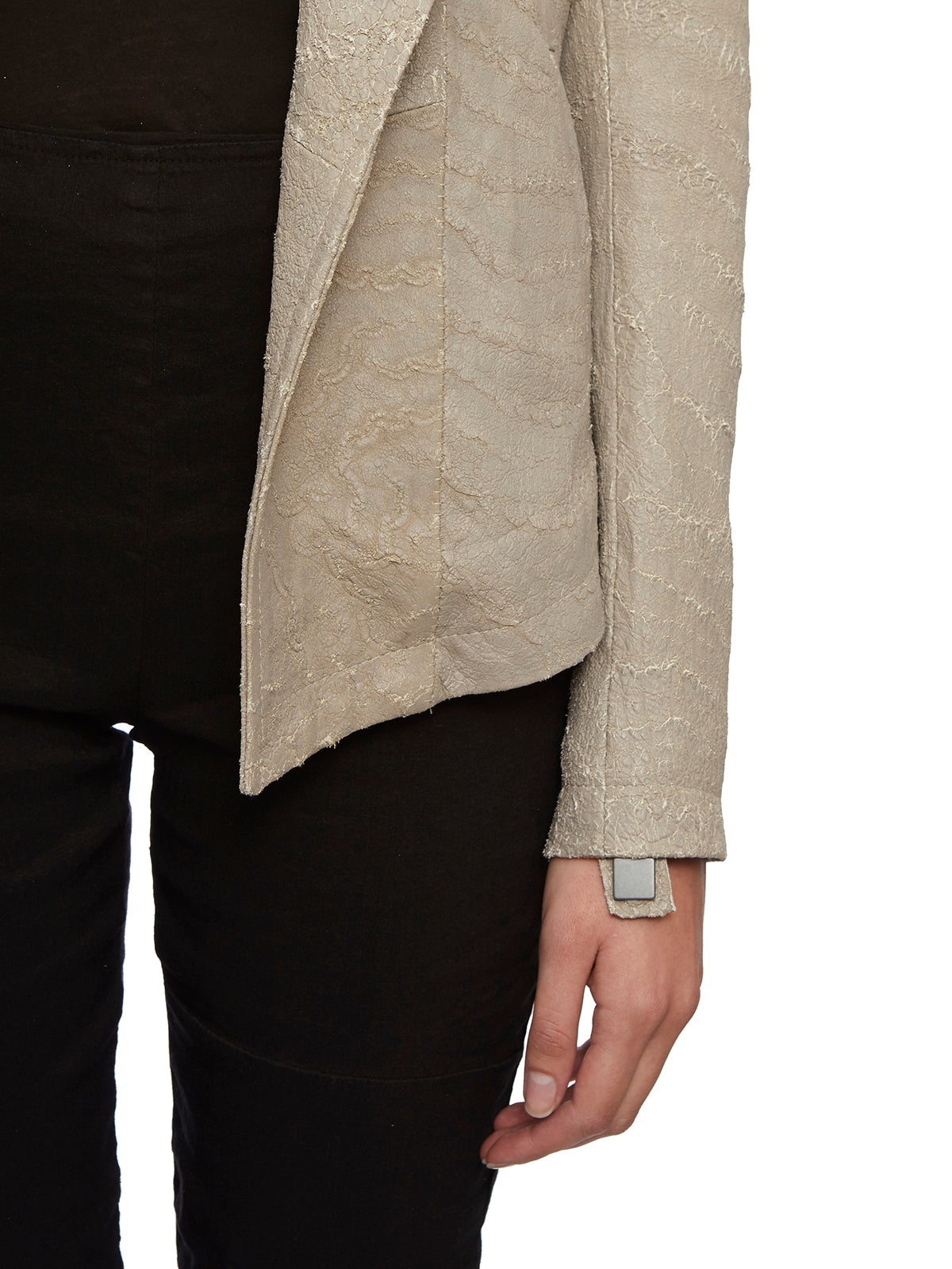 10SEI0OTTO Luxe Leather Mini Blaze Jacket - Women's Size S