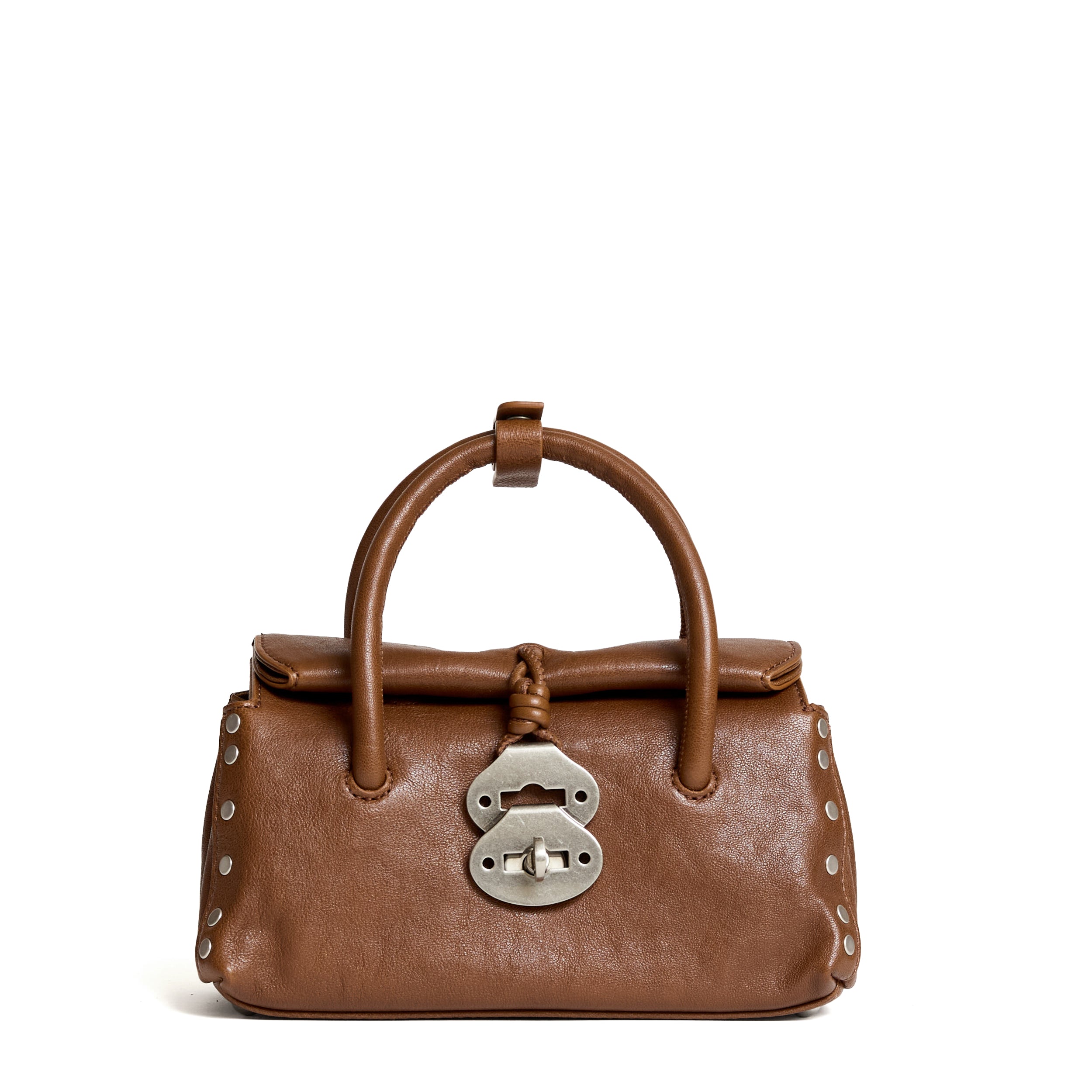 ZANELLATO Mini Shoulder Handbag with Magnetic Closure