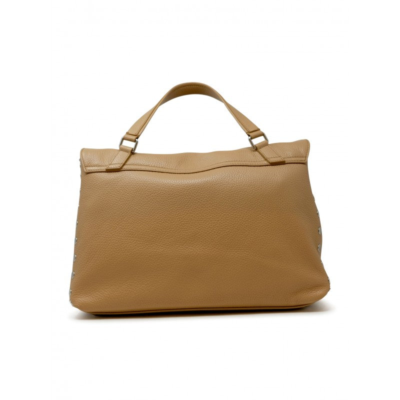 ZANELLATO Postman Daily Giorno M Leather Handbag 35.5x24x17 cm