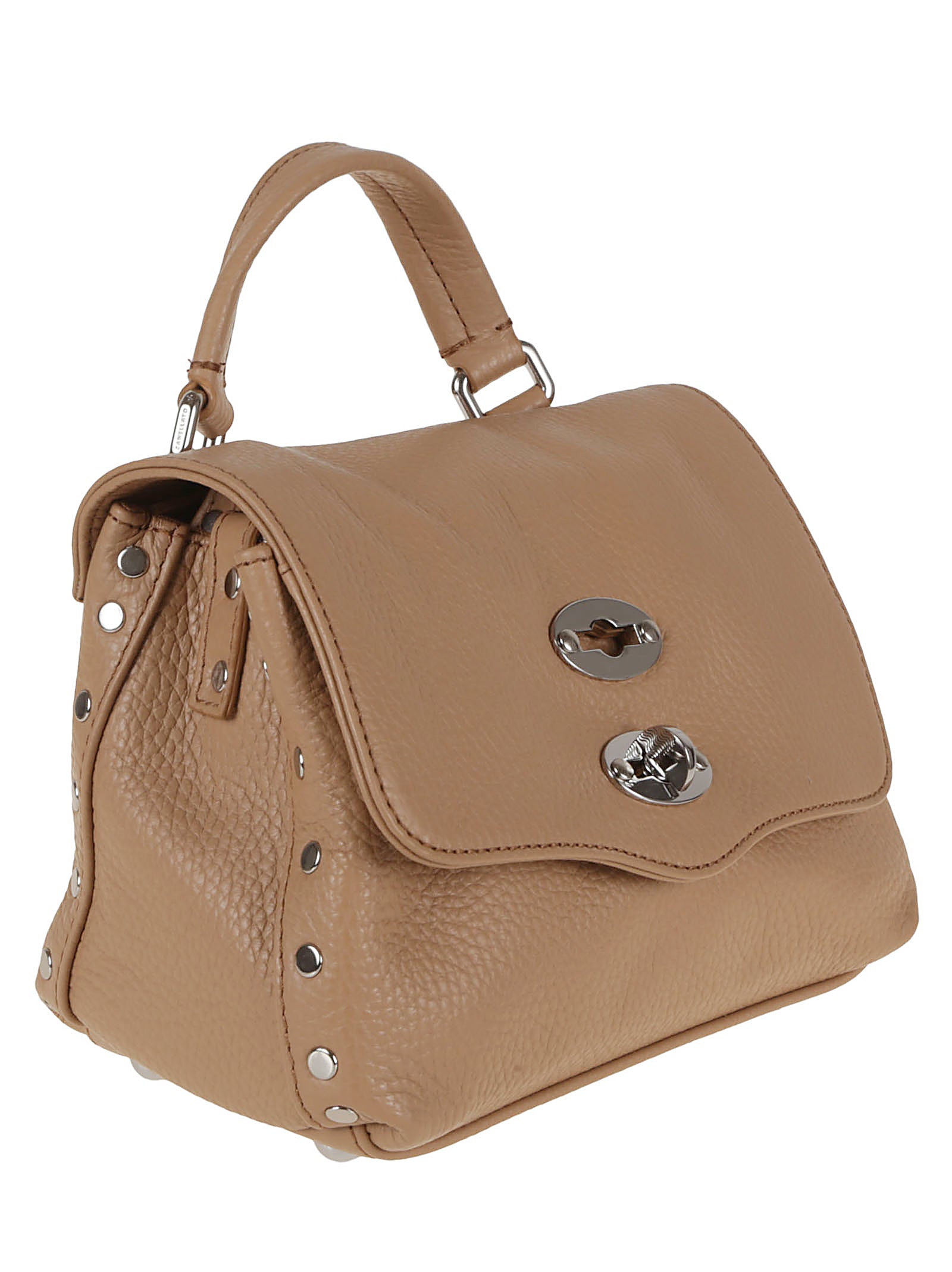 ZANELLATO Stylish Mini Shoulder Handbag with Double Twist Lock
