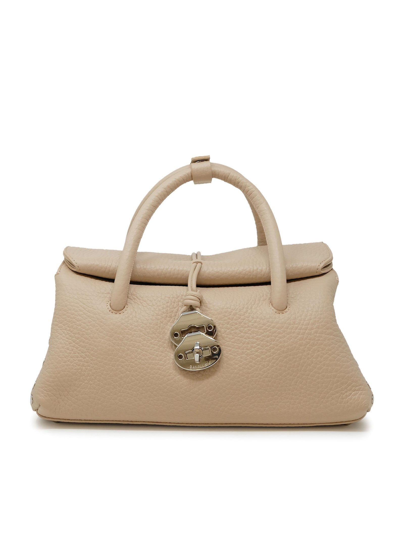 ZANELLATO Leather Handbag with Dotted Detail