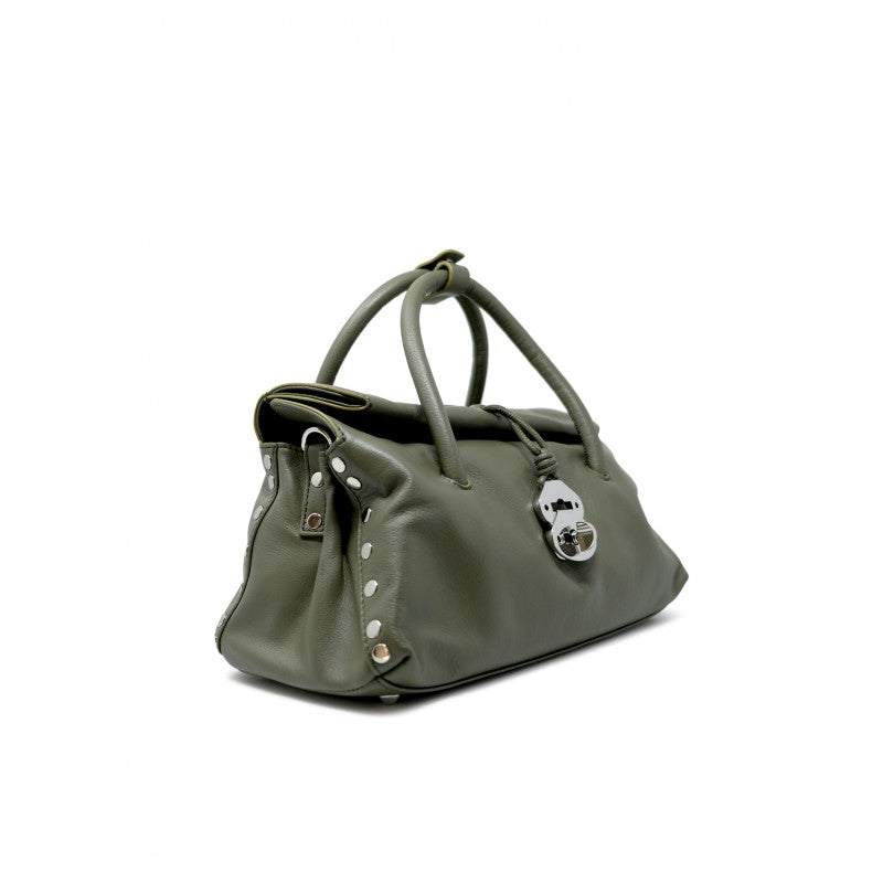 ZANELLATO Mini Leather Dotta Saeta Baby Handbag - 32x19x13 cm