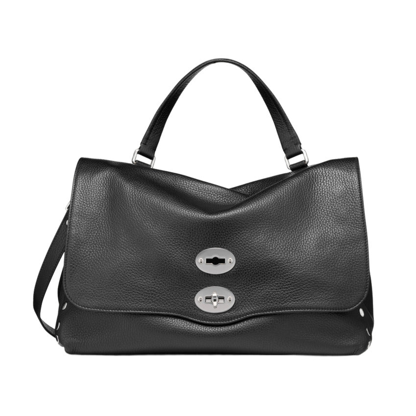 ZANELLATO Chic Handbag with Double Turn-Lock and Adjustable Strap