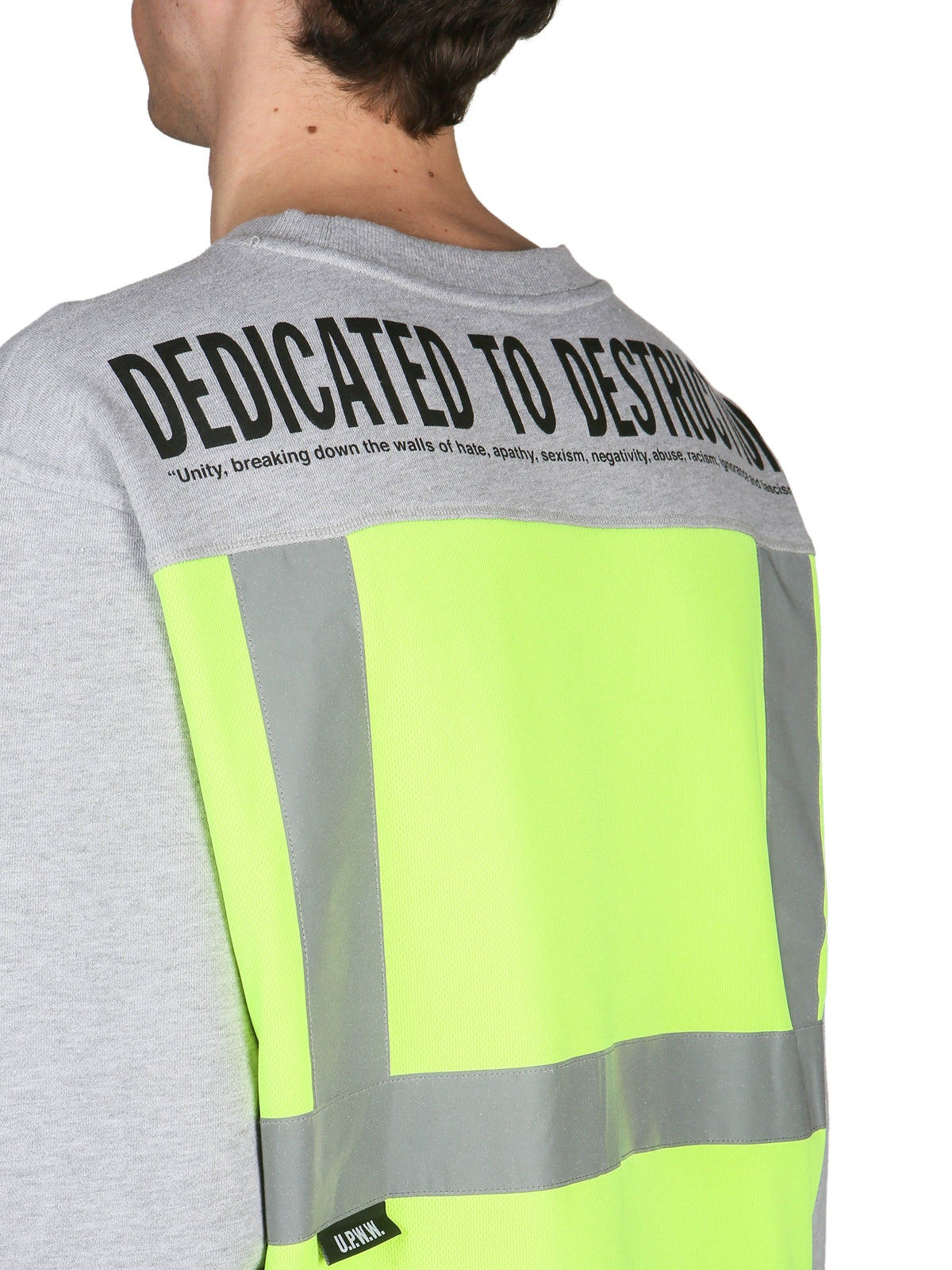 U.P.W.W. Crewneck Sweatshirt with Stylish Inserts - Men's