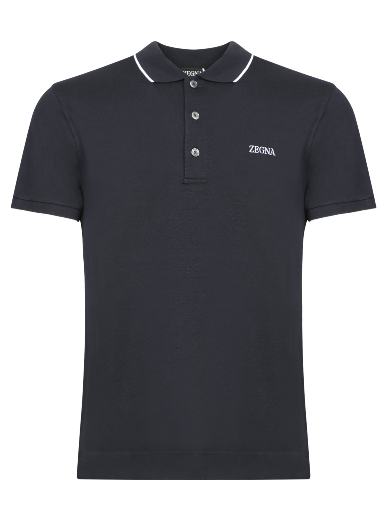 ZEGNA Elegant Cotton Piquet Polo Shirt for Men
