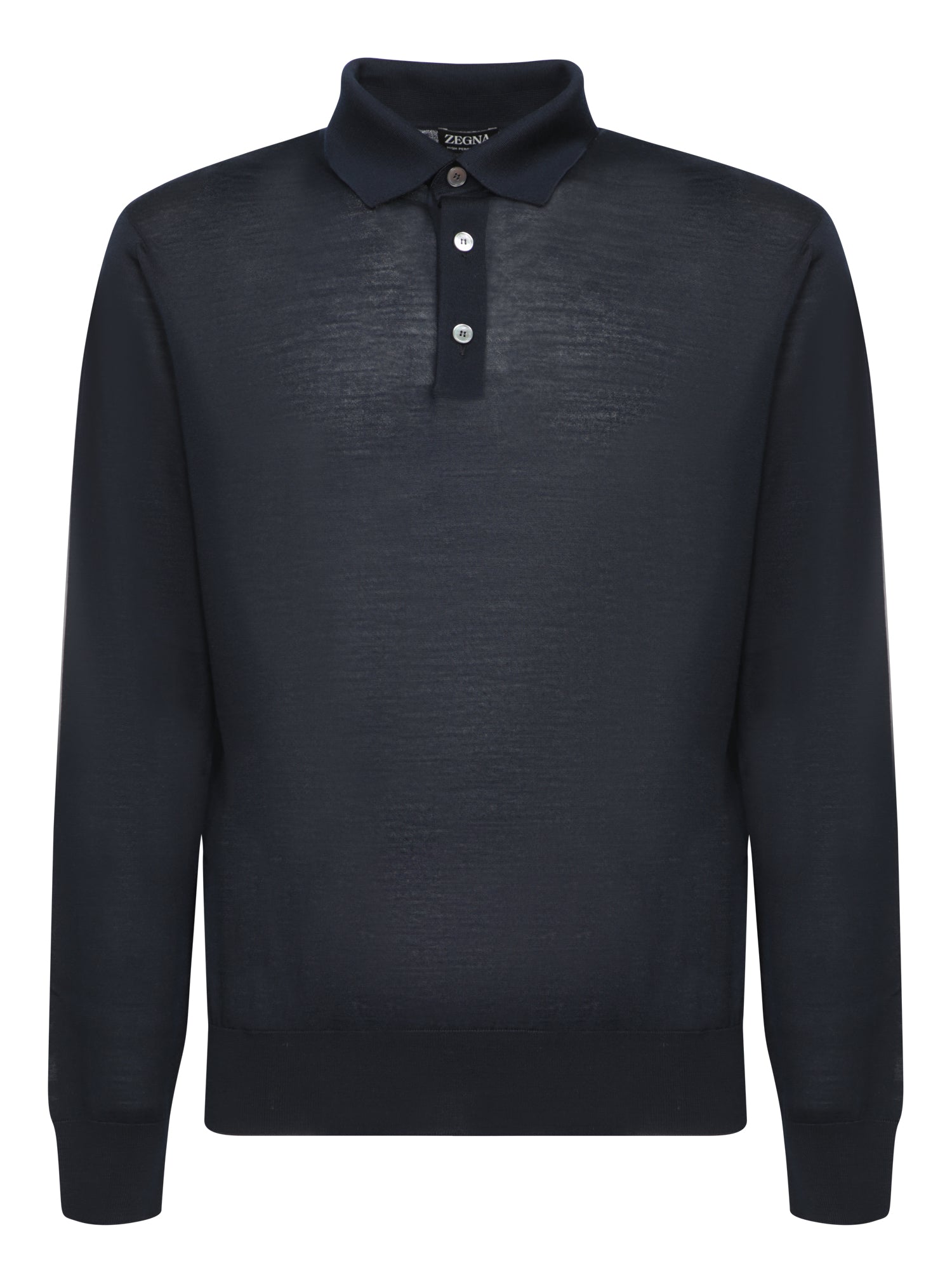 ZEGNA Men's Long Sleeve Polo T-Shirt