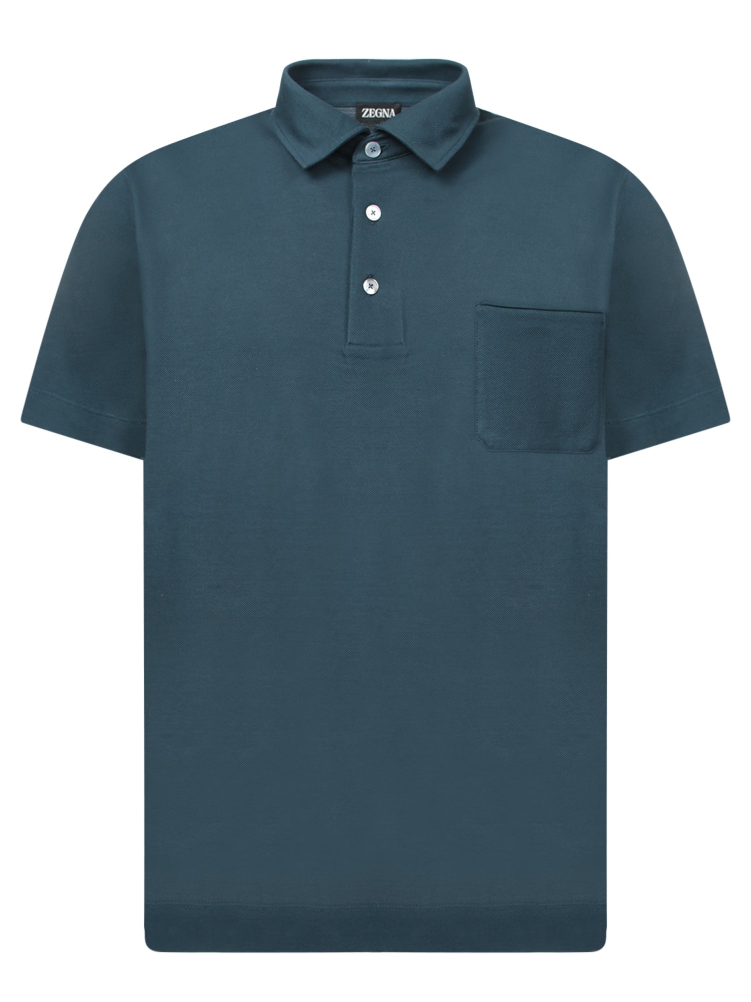 ZEGNA Classic Collar Short Sleeve Polo T-Shirt