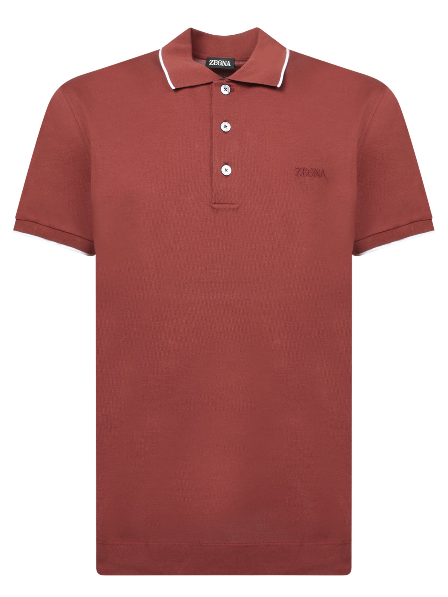 ZEGNA Men's Elegant Polo T-Shirt - Short Sleeve