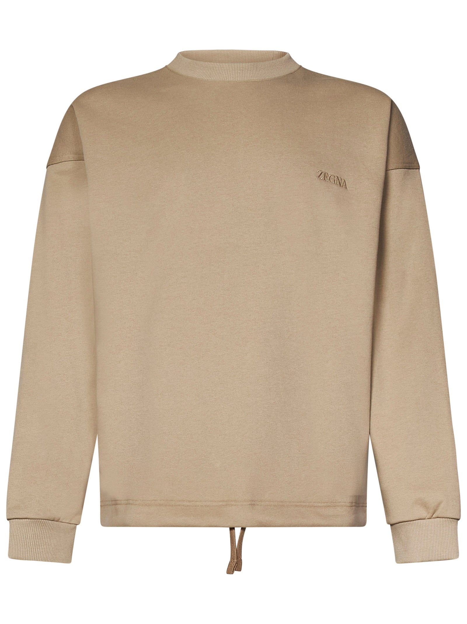 ZEGNA Men's Cotton Crewneck Sweatshirt