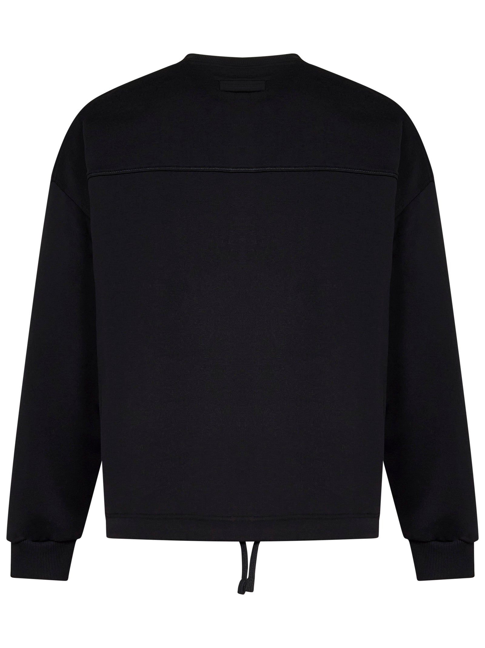 ZEGNA Crewneck Sweatshirt with Drawstring Hem