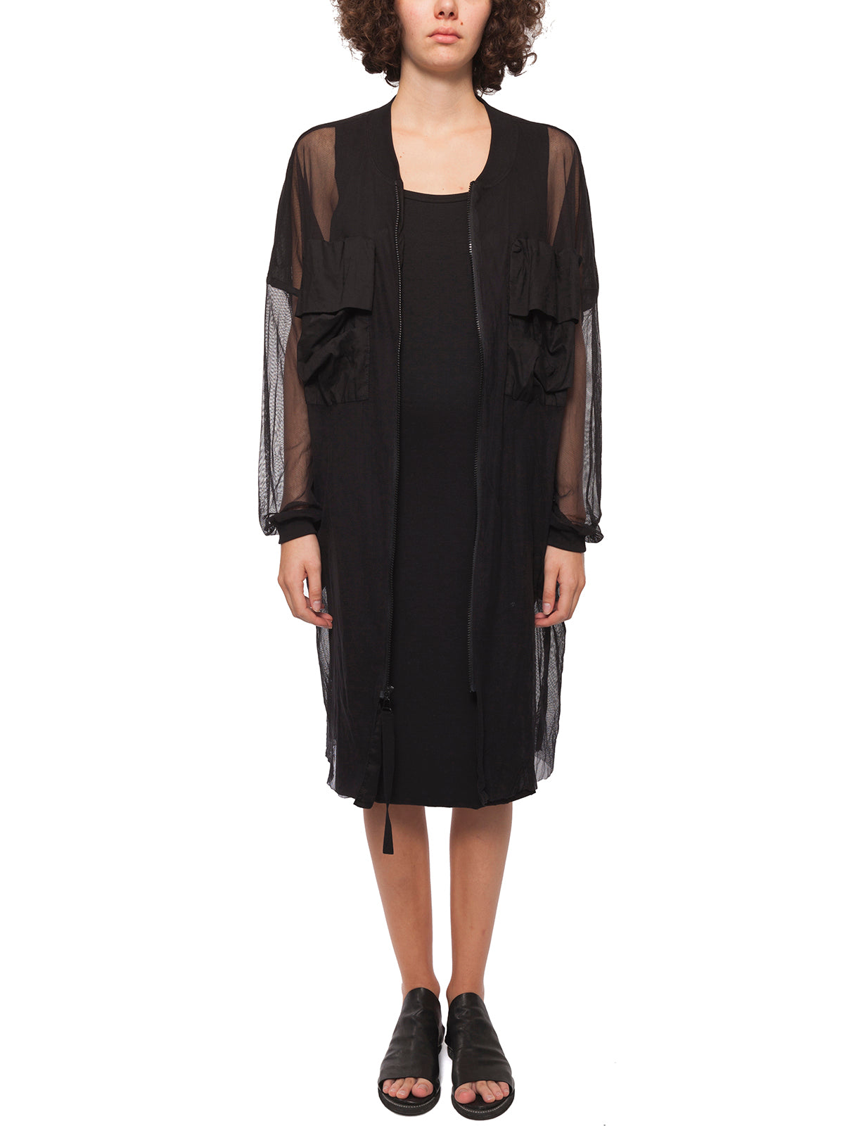 STUDIO B3 Light Knit Zip-Up Jacket for Women - Size S