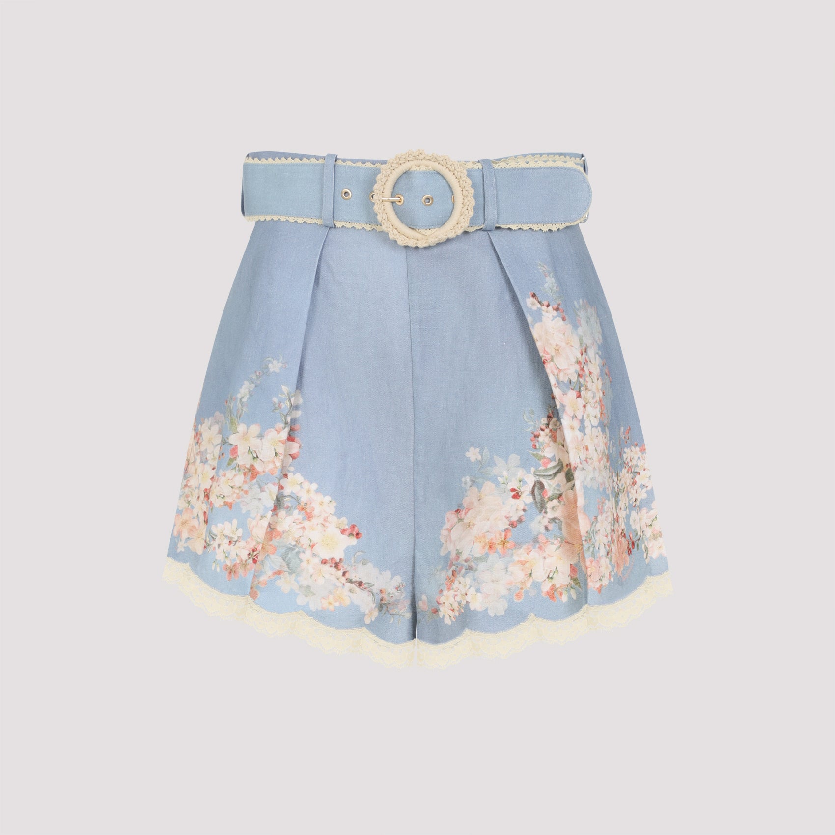 ZIMMERMANN Bermudas with Botanical Floral Print