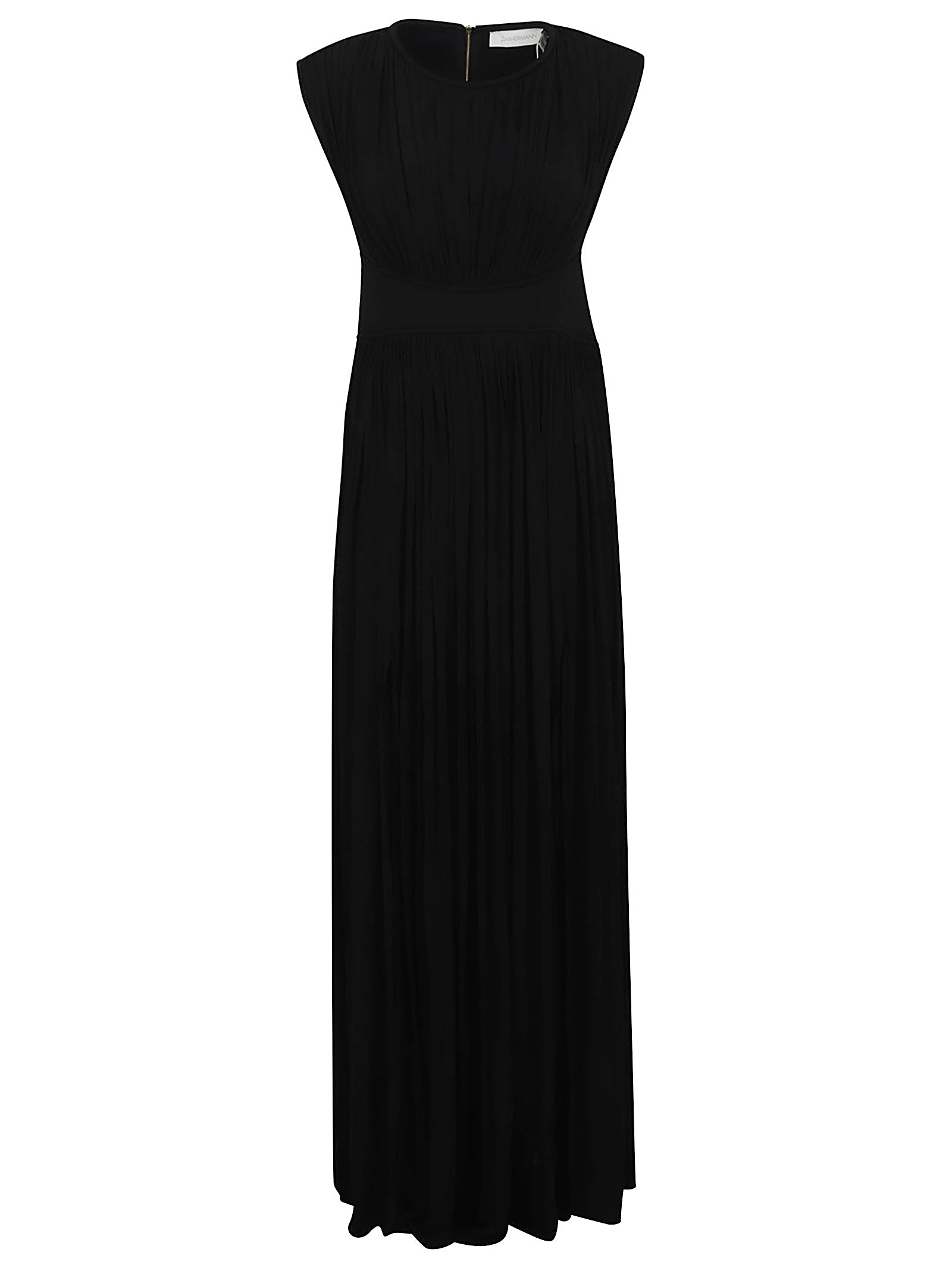 ZIMMERMANN Hypnotic Midi Dress with Removable Bow Belt