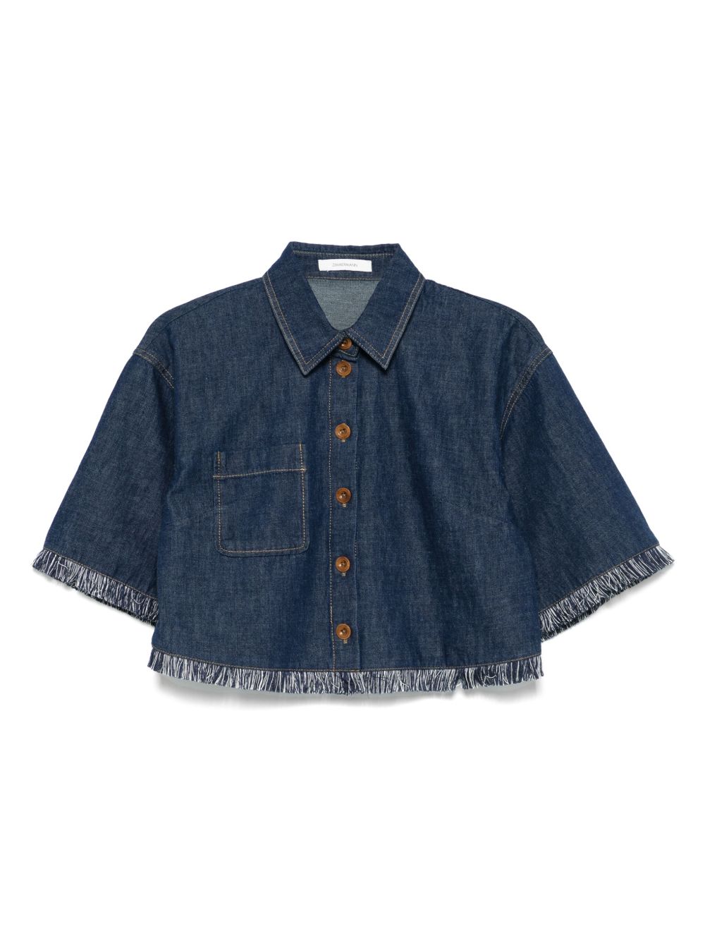 ZIMMERMANN Classic Indigo Denim Shirt for Women