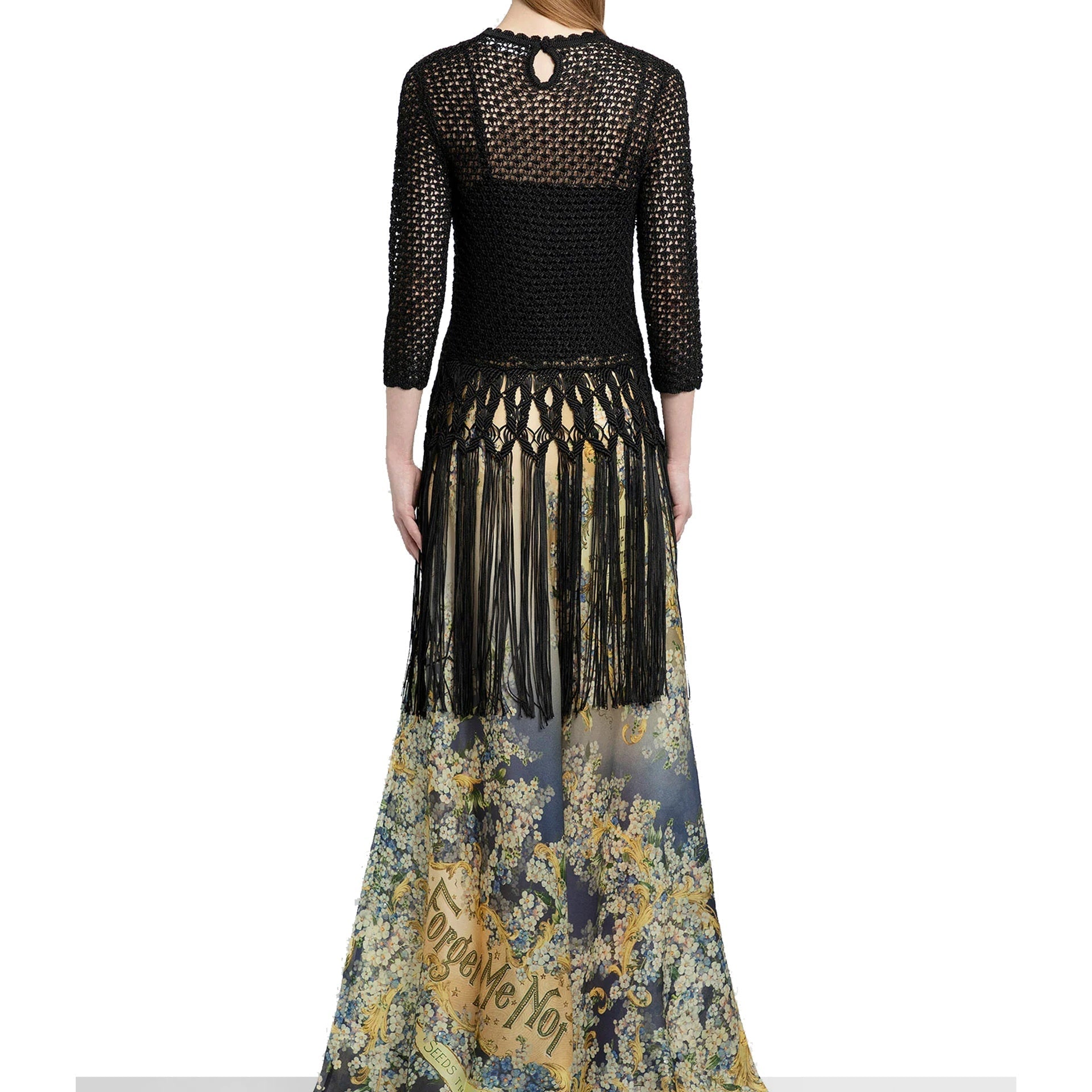 ZIMMERMANN Chic Knit Sweater with Fringe Finish for Women