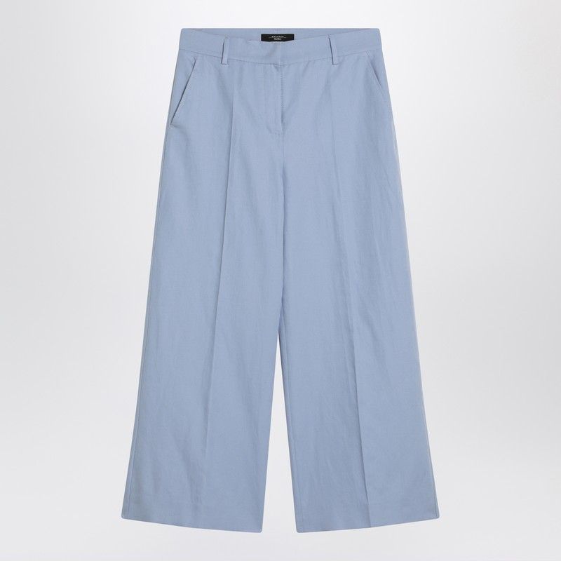 WEEKEND MAX MARA Cotton and Linen Blend Pants for Women
