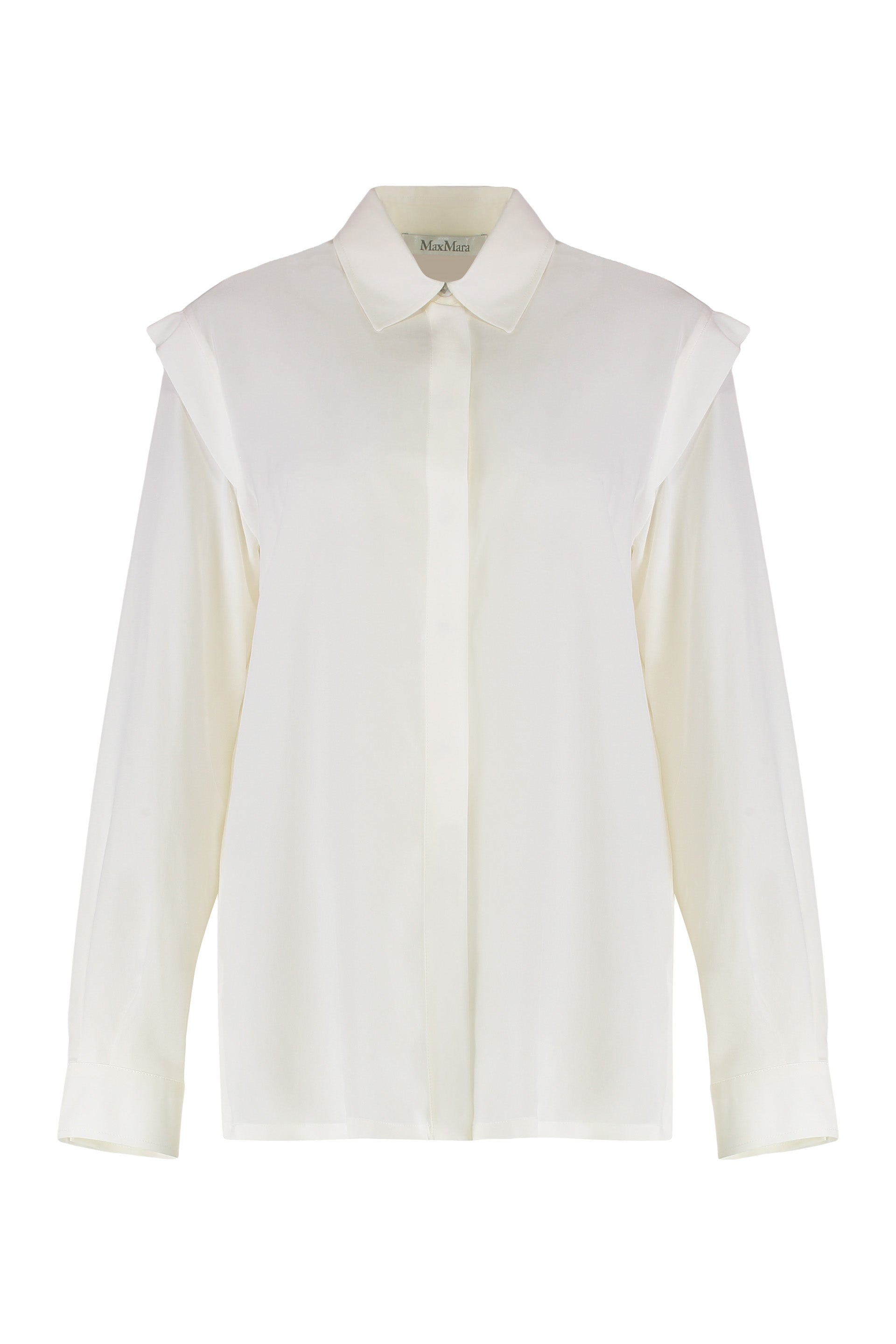 MAX MARA Silk Shirt with Side Slits