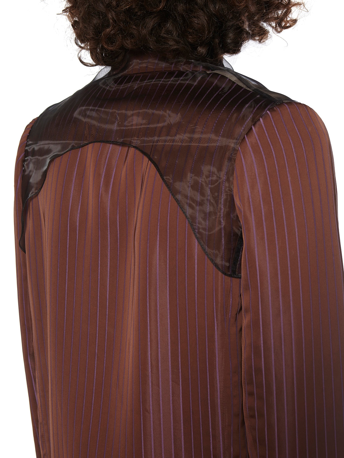 QUETSCHE Chic Blazer with Tulle Inserts - Size 36