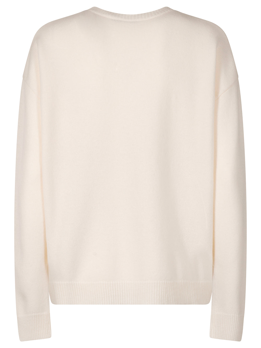 MAX MARA Wool and Cashmere Pullover with Velvet Effect - Women's
