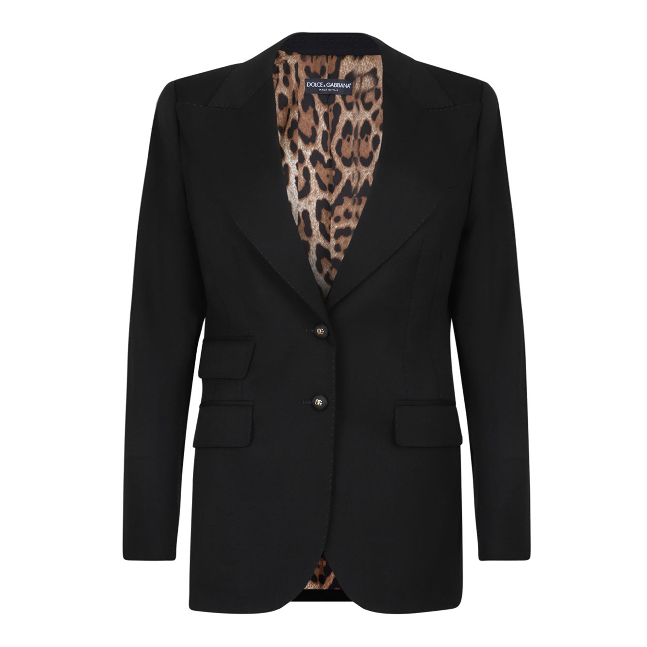 DOLCE & GABBANA Virgin Wool Mini Jacket for Women