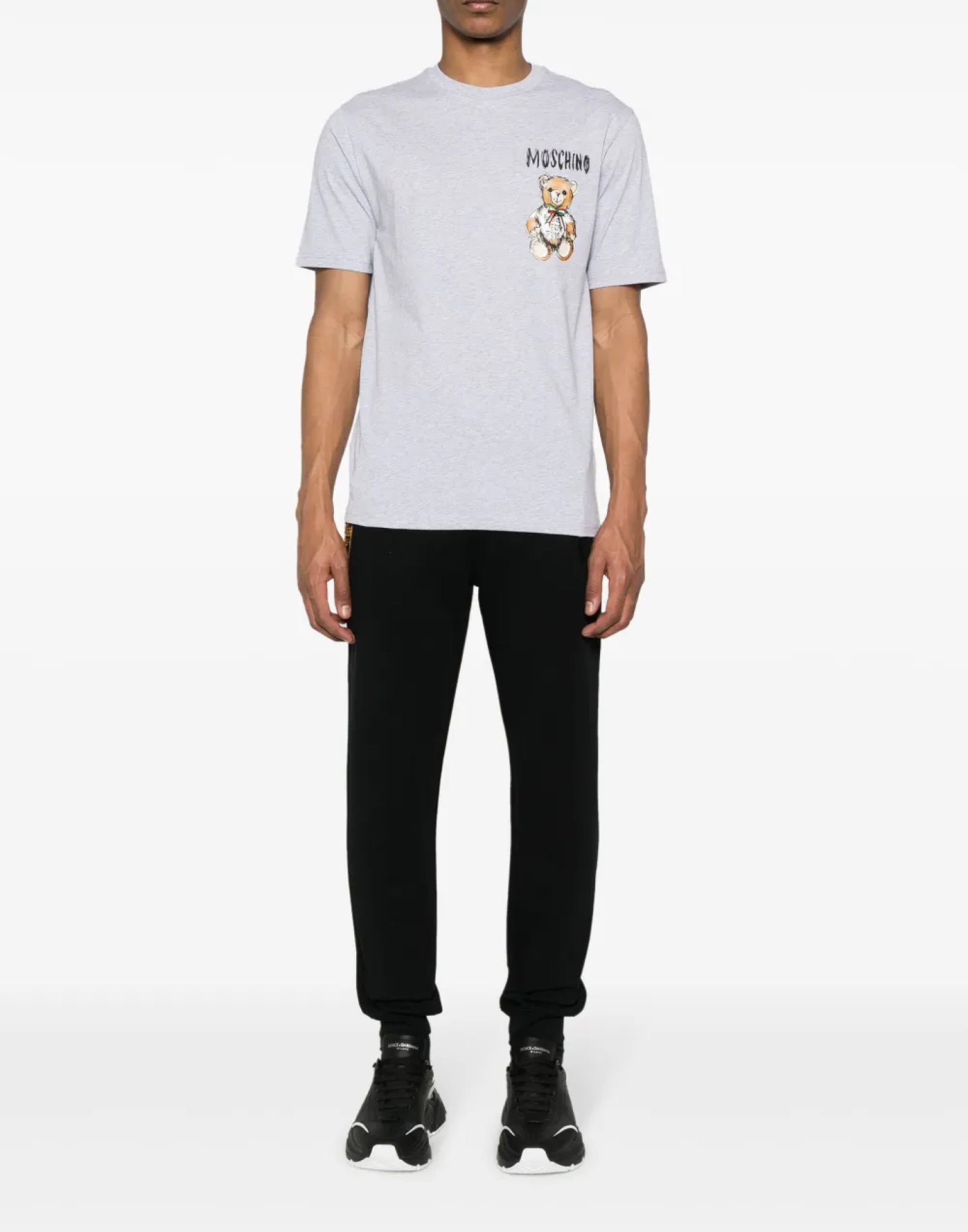 MOSCHINO COUTURE Teddy Bear Logo Short Sleeve T-Shirt