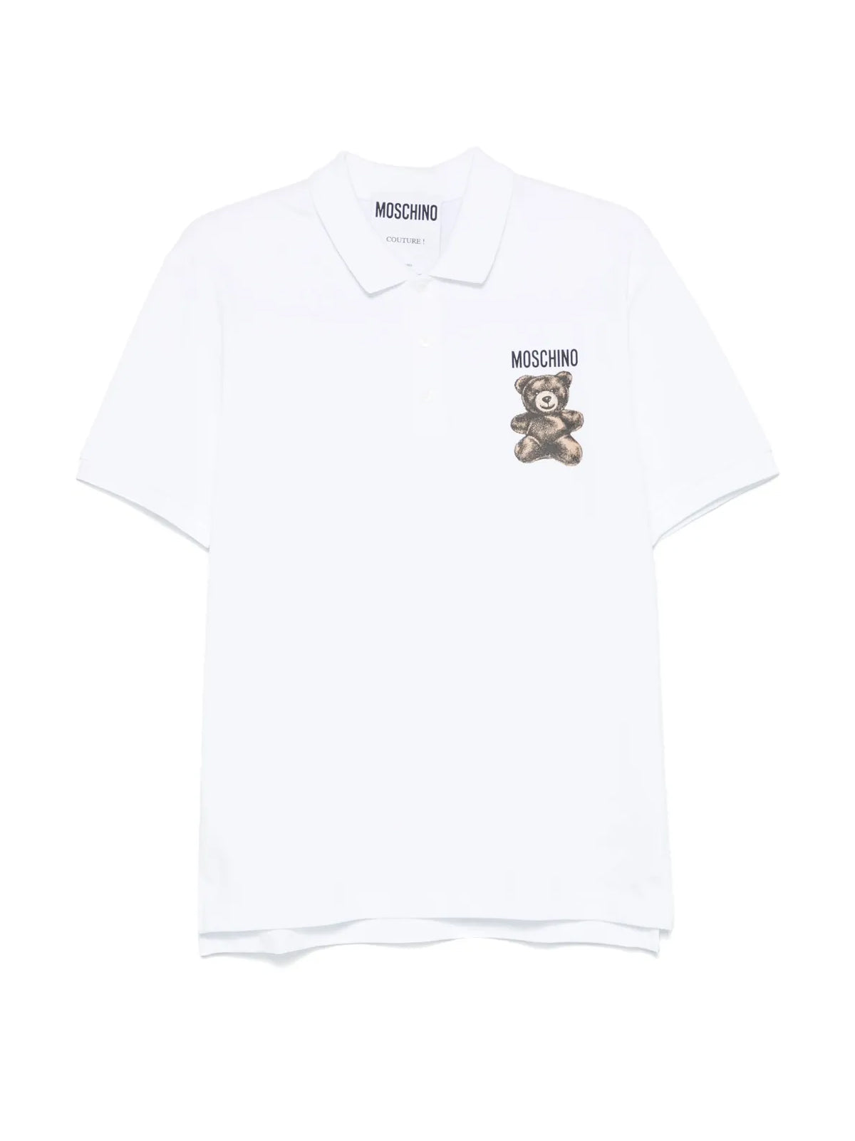 MOSCHINO COUTURE Teddy Bear Logo Polo Shirt