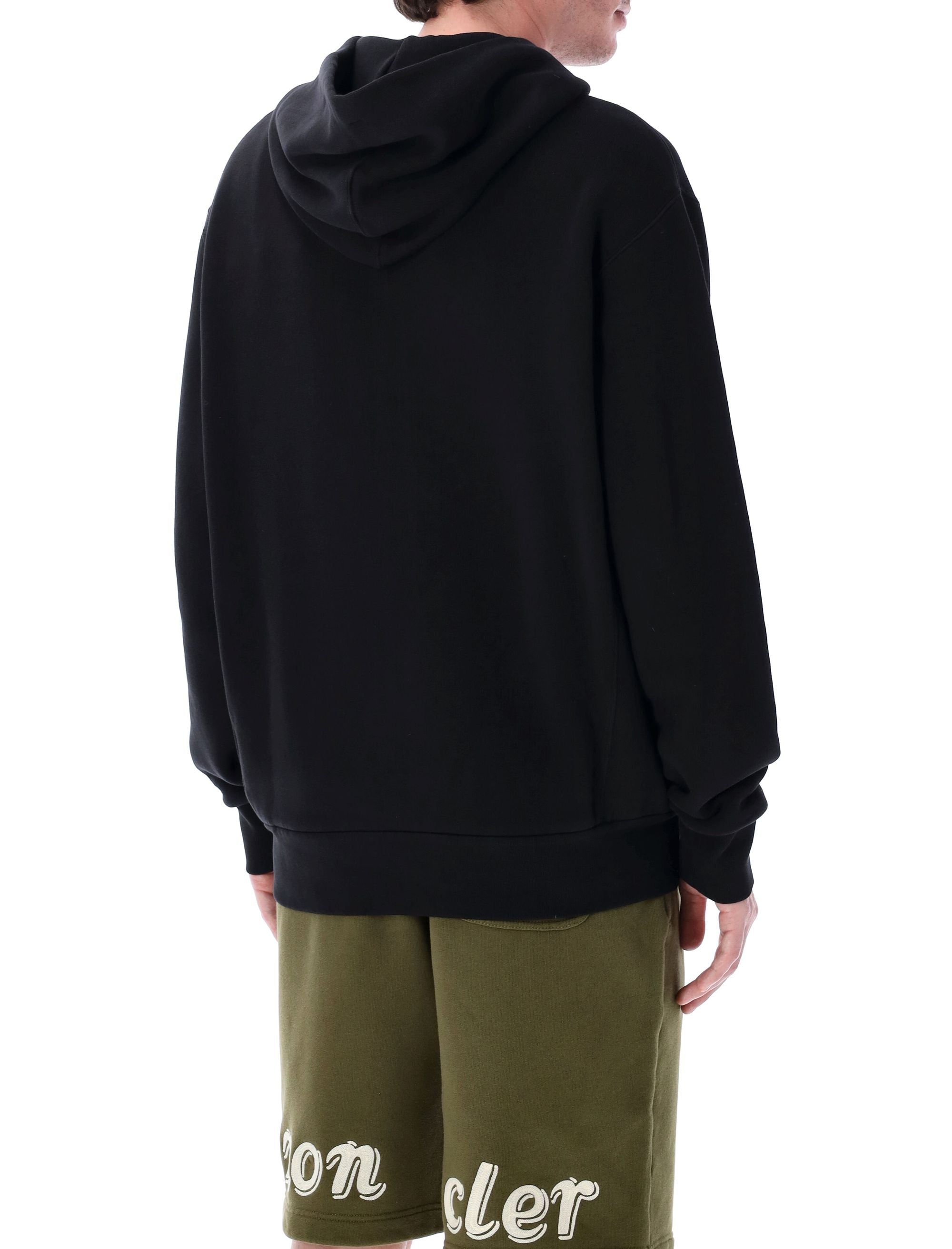 MONCLER GENIUS Zip-Up Cotton Hoodie with Dropped Shoulders - Size L