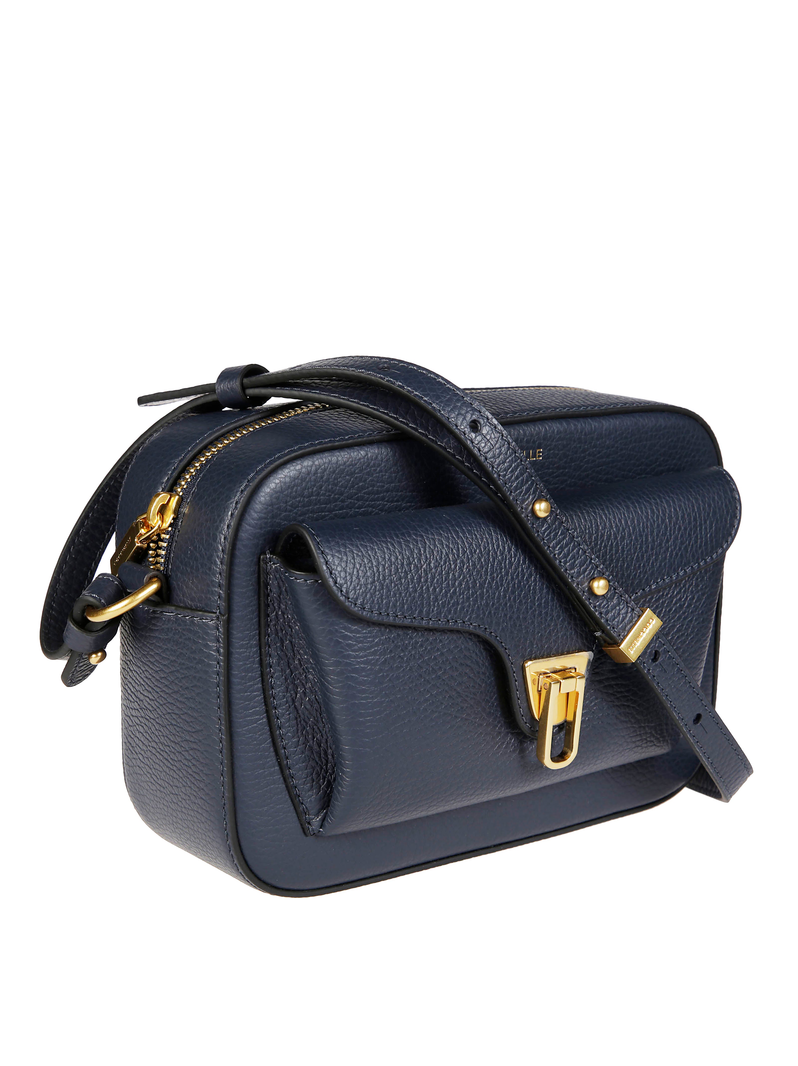 COCCINELLE Soft Mini Crossbody Bag with Adjustable Belt and External Pocket