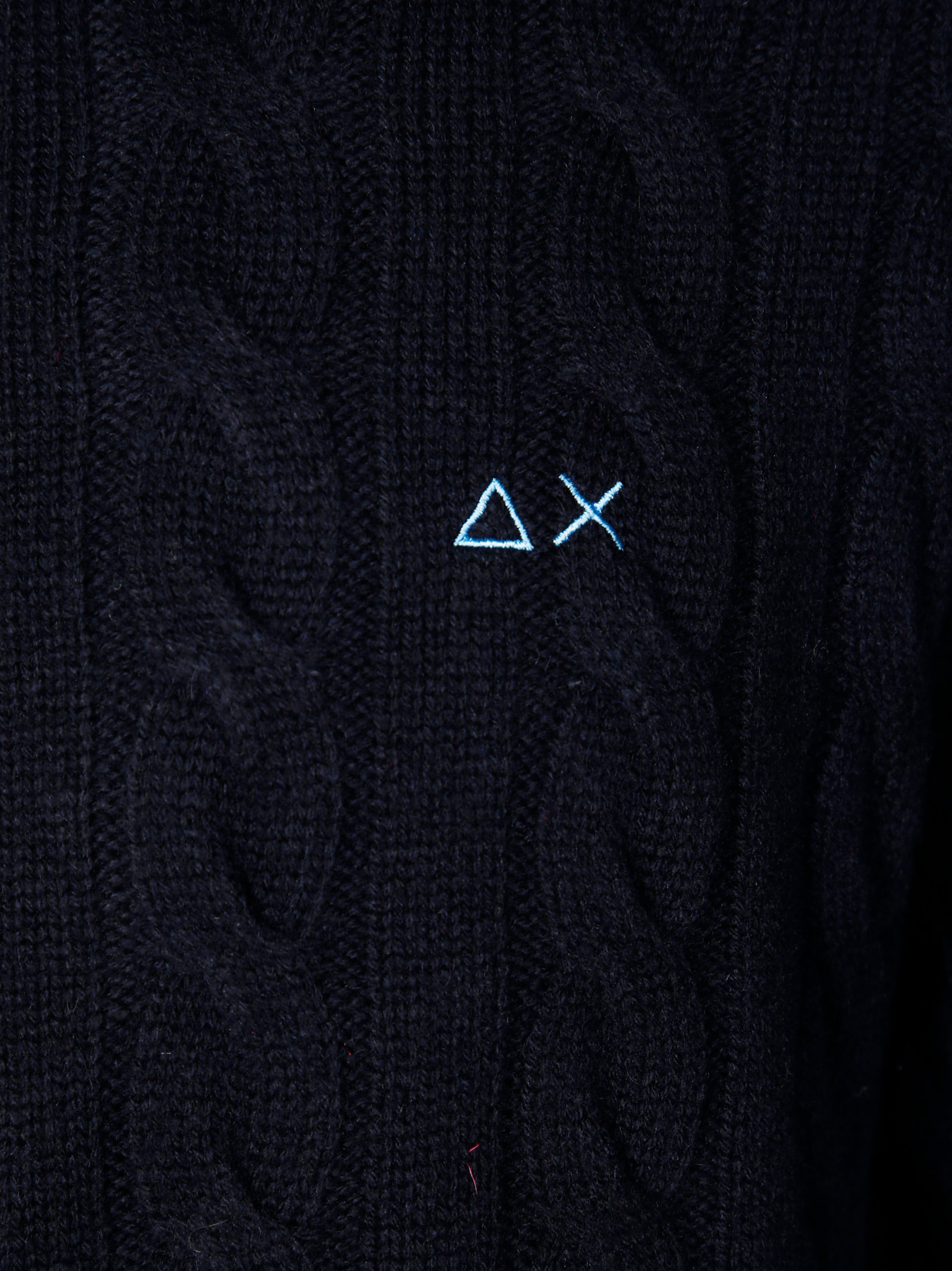 SUN 68 Knit Pullover with Textured Design for Women