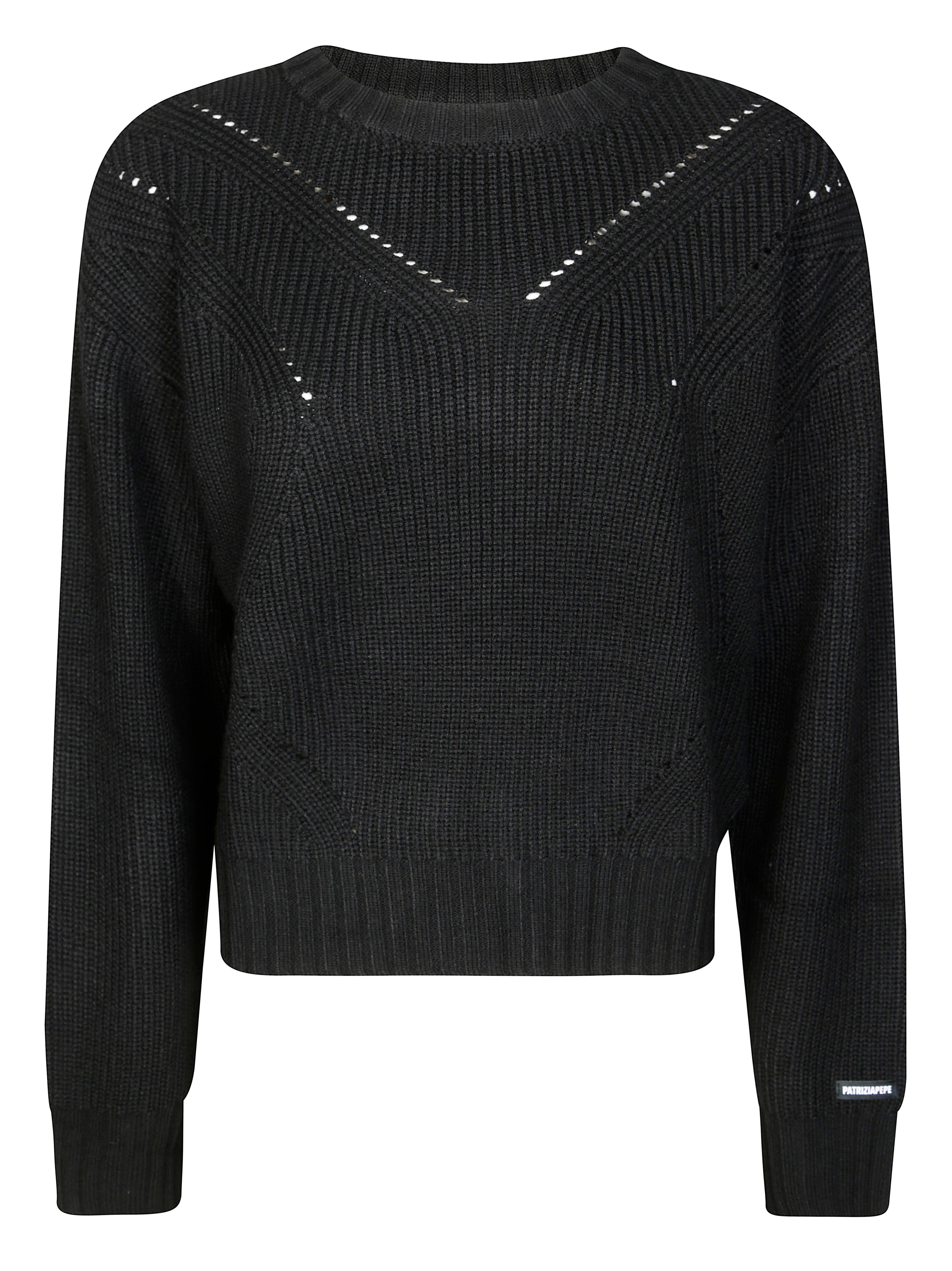 PATRIZIA PEPE Stylish Sweater with Unique Detailing