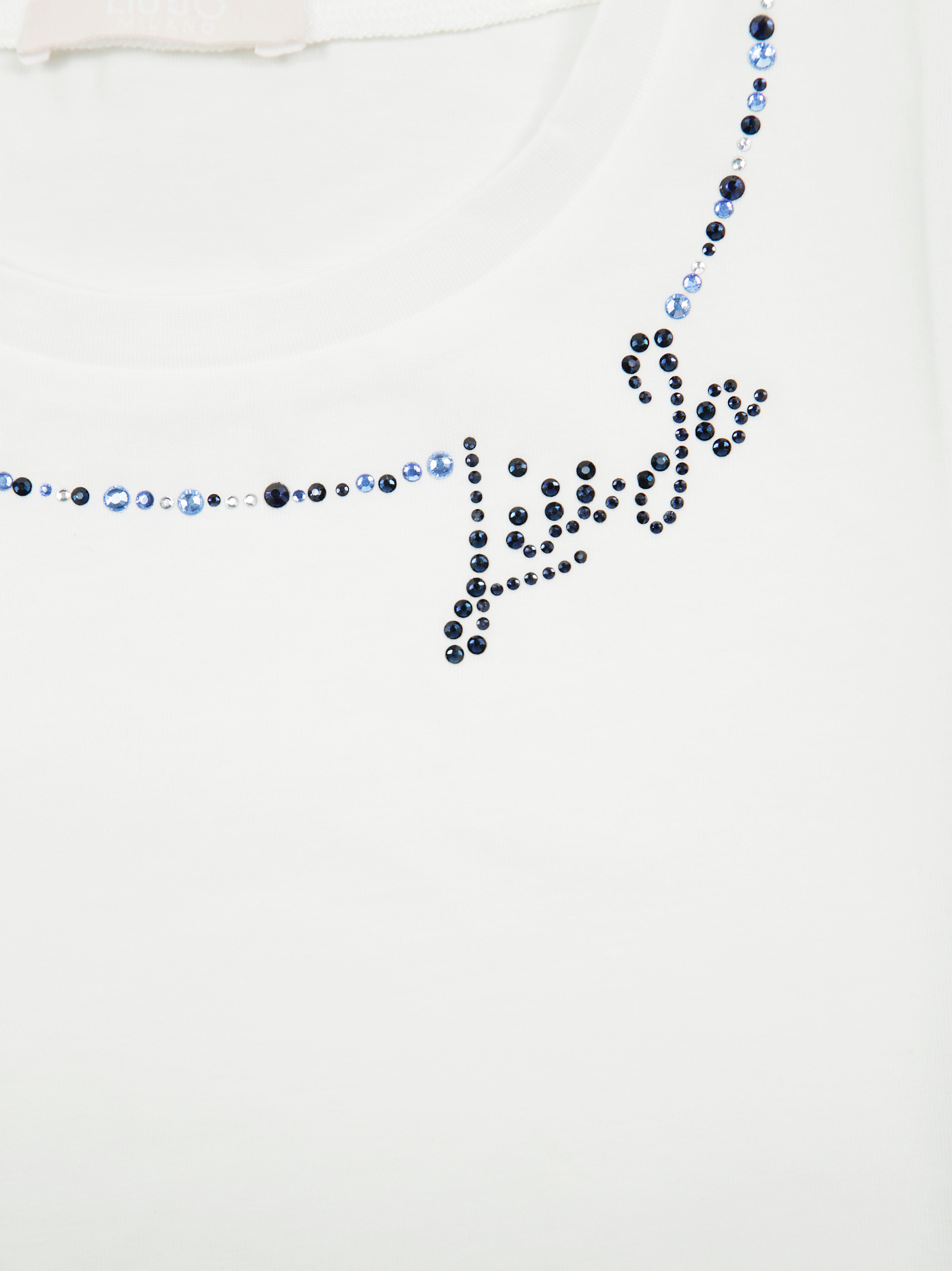 LIU JO KIDS Mini Sparkle Crew Neck T-Shirt for Kids