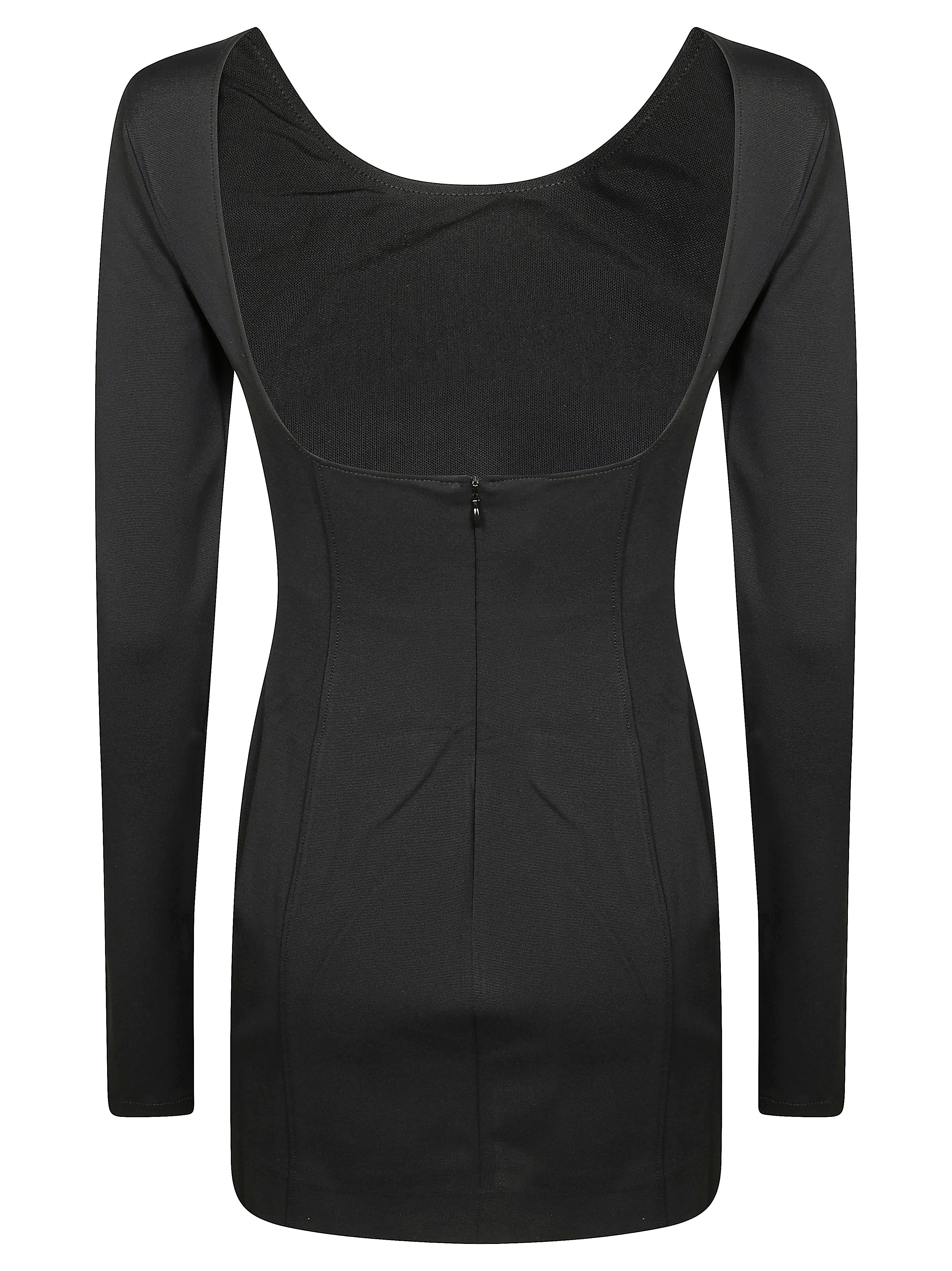 THE ANDAMANE Stylish Open Back Midi Mini Dress for Men