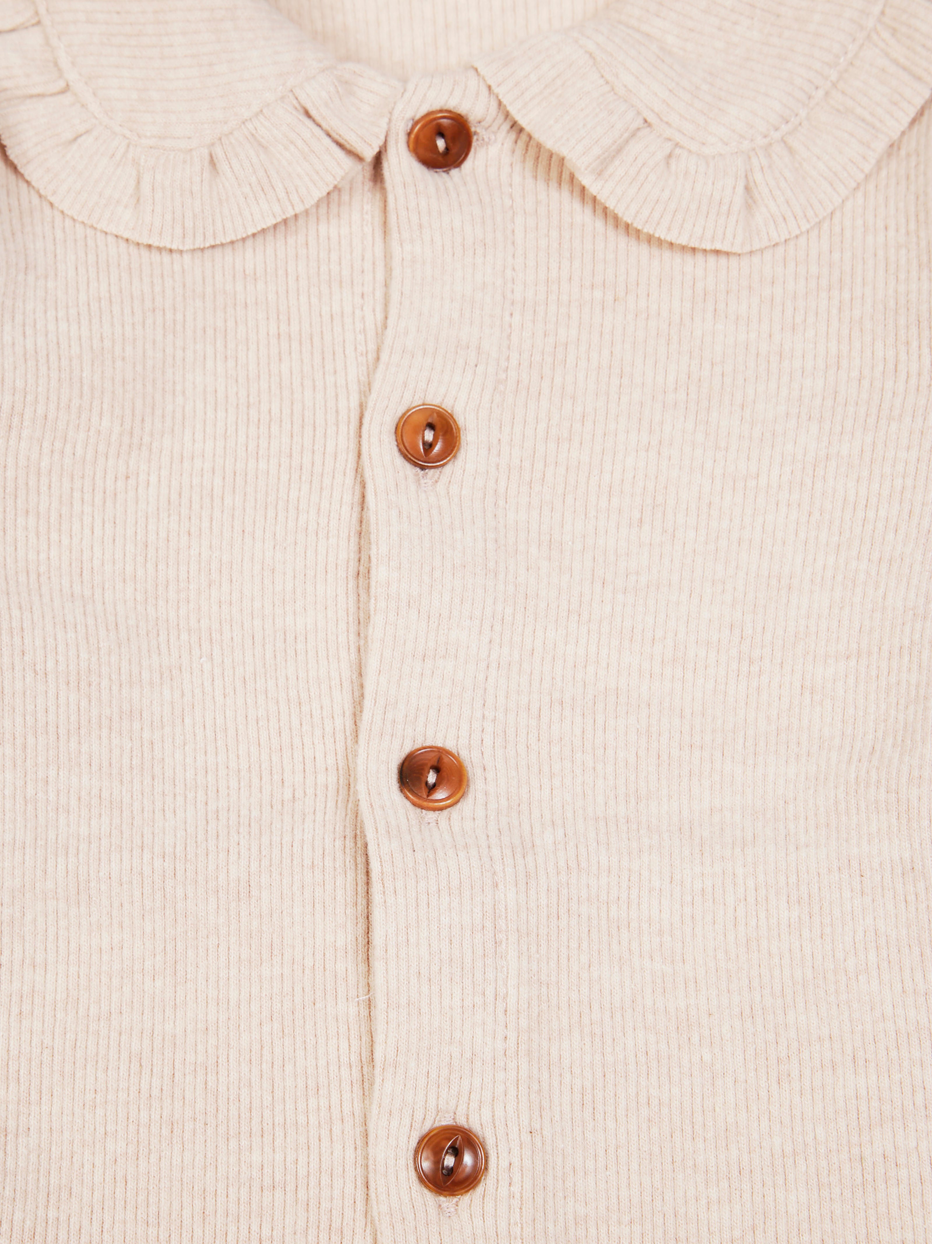 1+IN THE FAMILY Mini Gisela Collared Ribbed Shirt