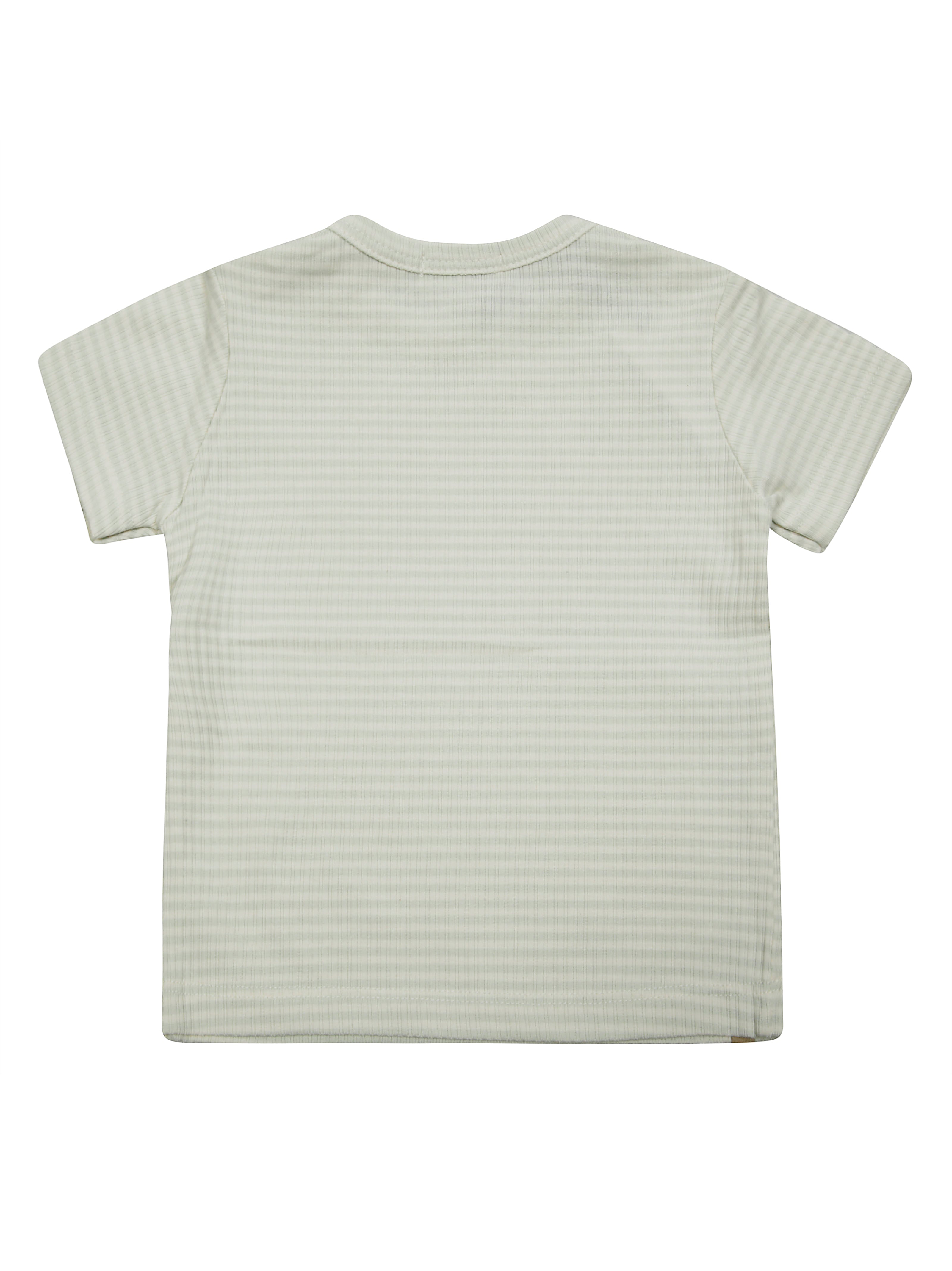 1+IN THE FAMILY Mini Striped Short Sleeve Button-Up T-Shirt