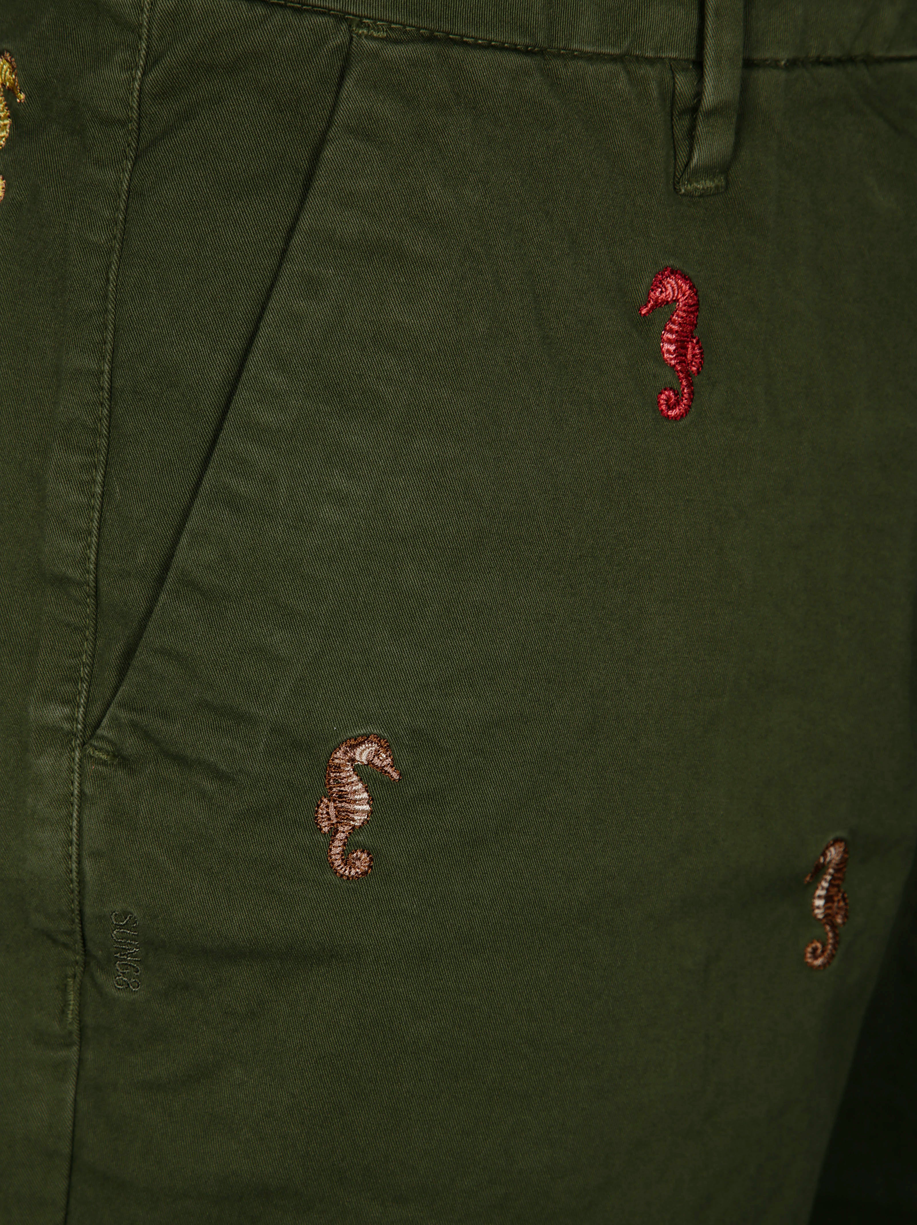 SUN 68 Women's Mini Bermuda Chino Shorts