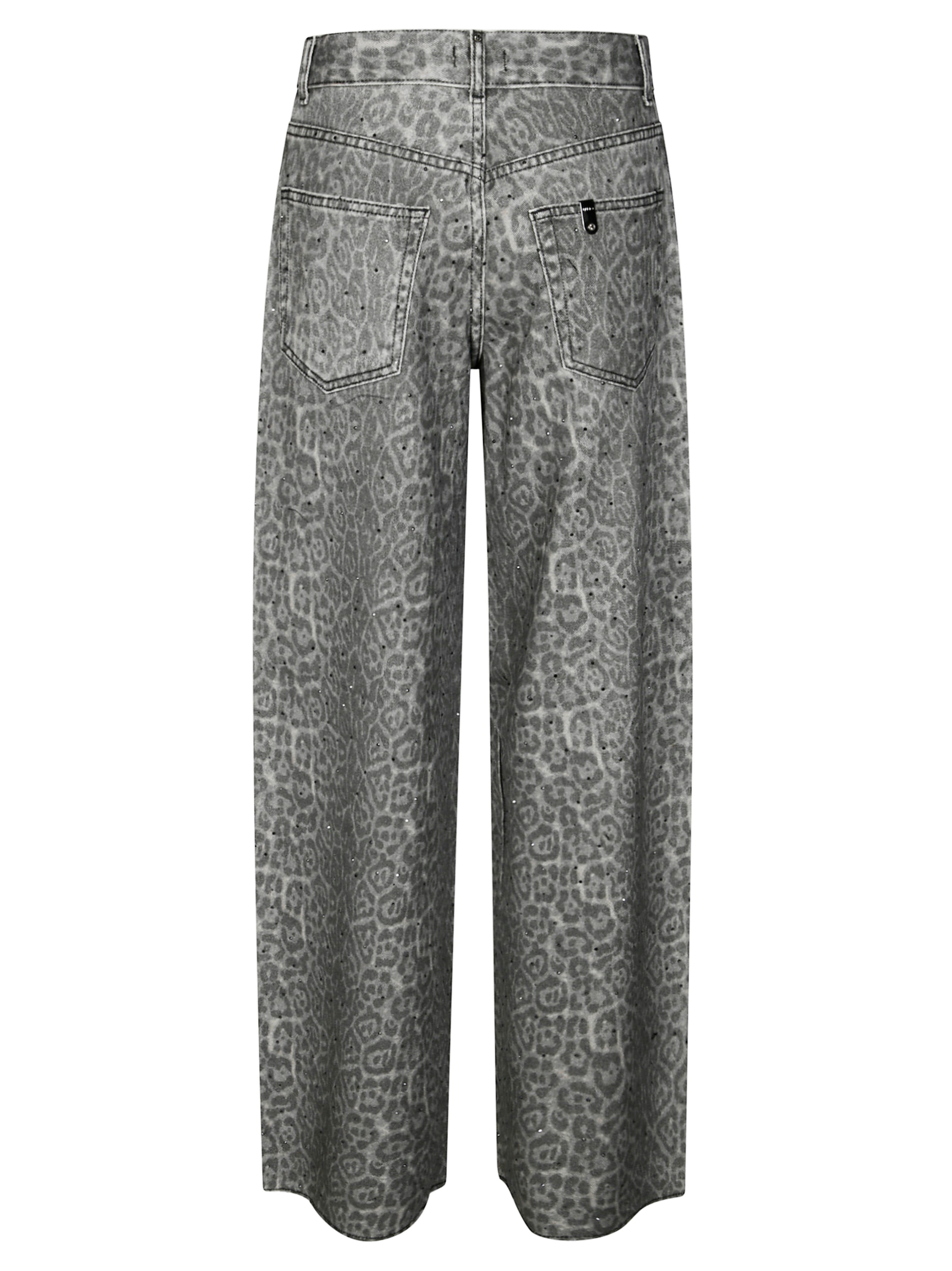 LIUJO Stylish Animal Print Jeans for Men