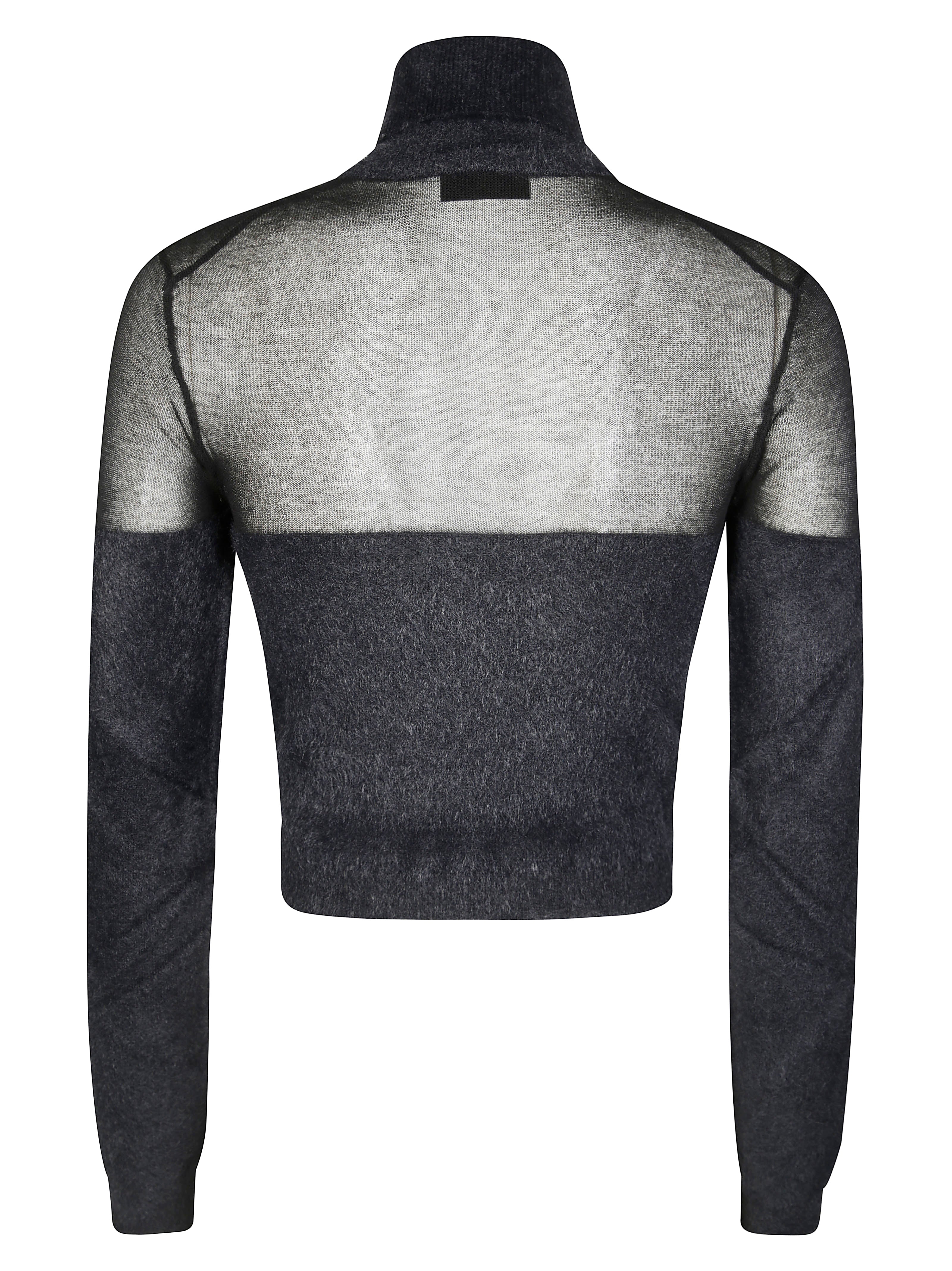 ELISABETTA FRANCHI Men's Puff Sleeve Turtleneck Sweater
