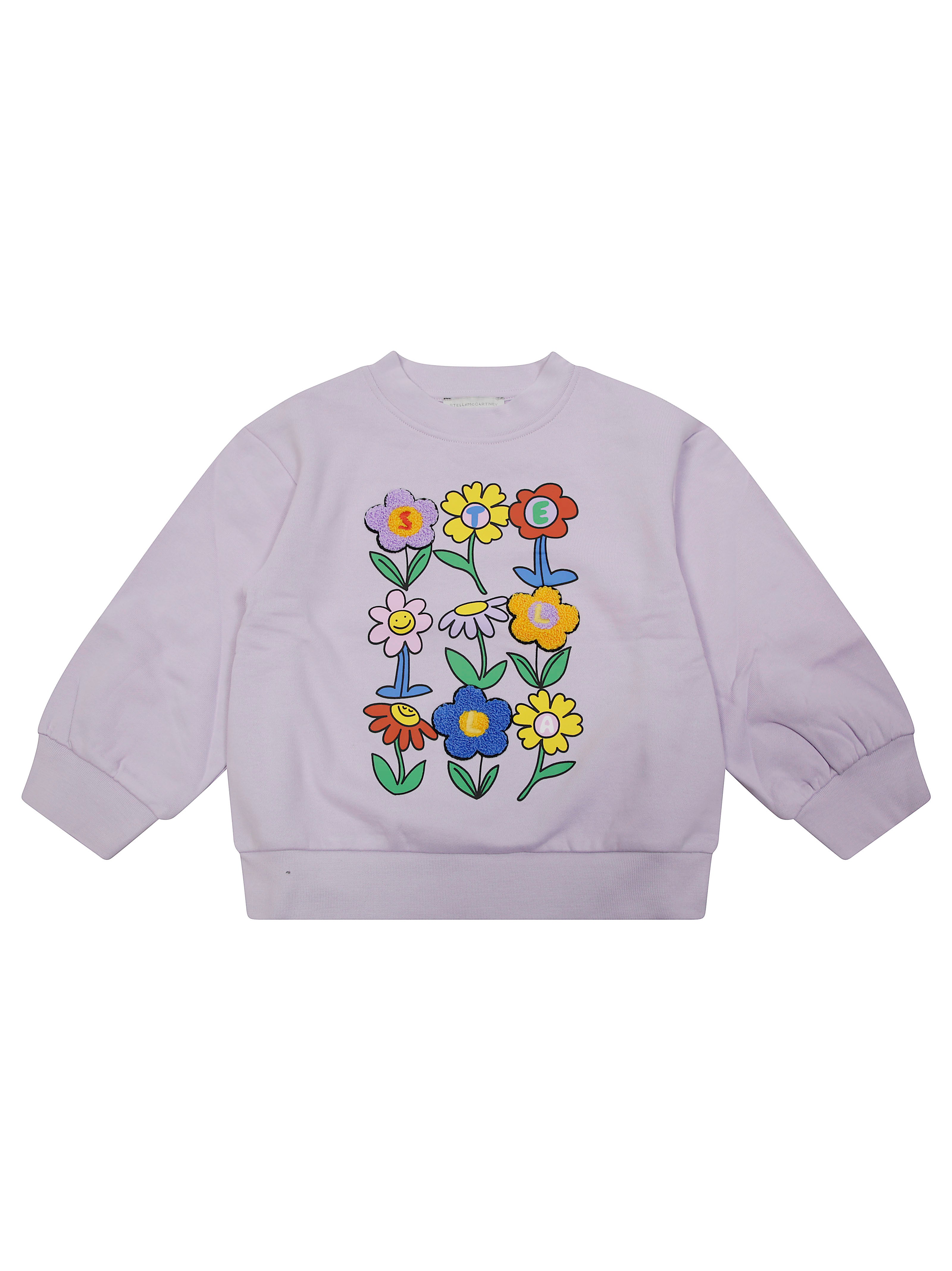 STELLA MC CARTNEY JUNIOR Floral Print Kid's Sweatshirt