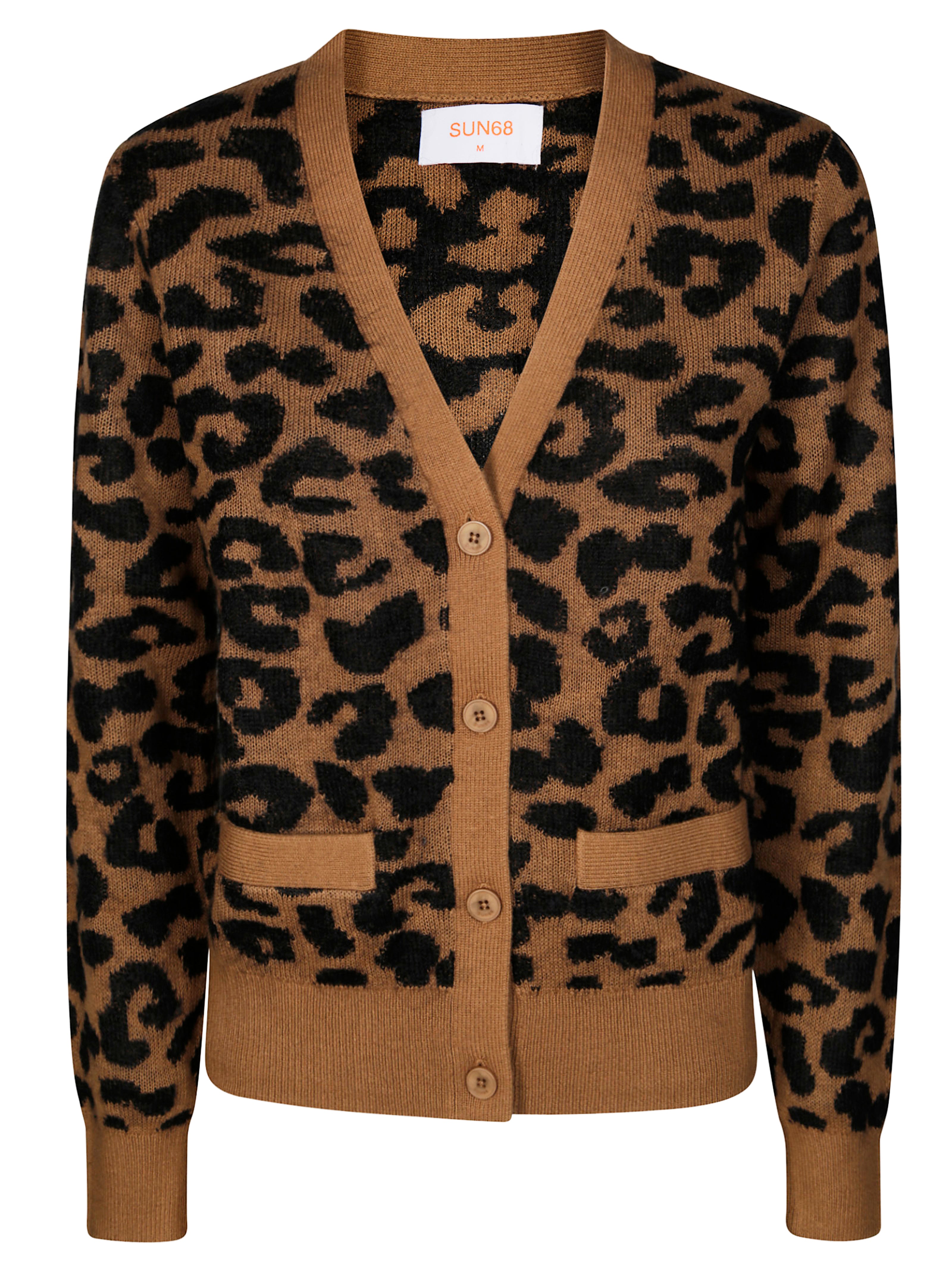SUN 68 Wild Print Cardigan