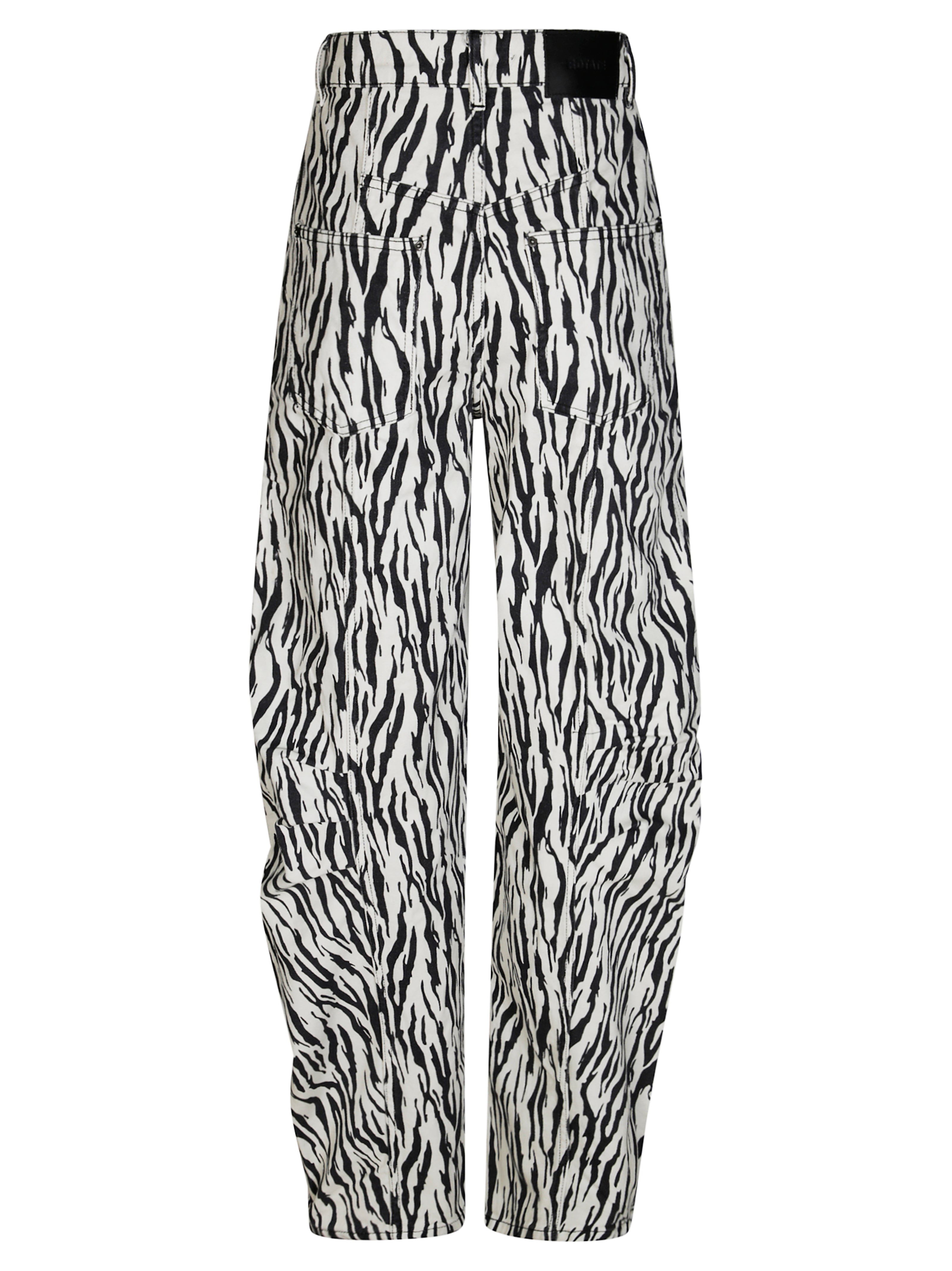 ROTATE Stylish Printed Twill Cargo Pants for Men