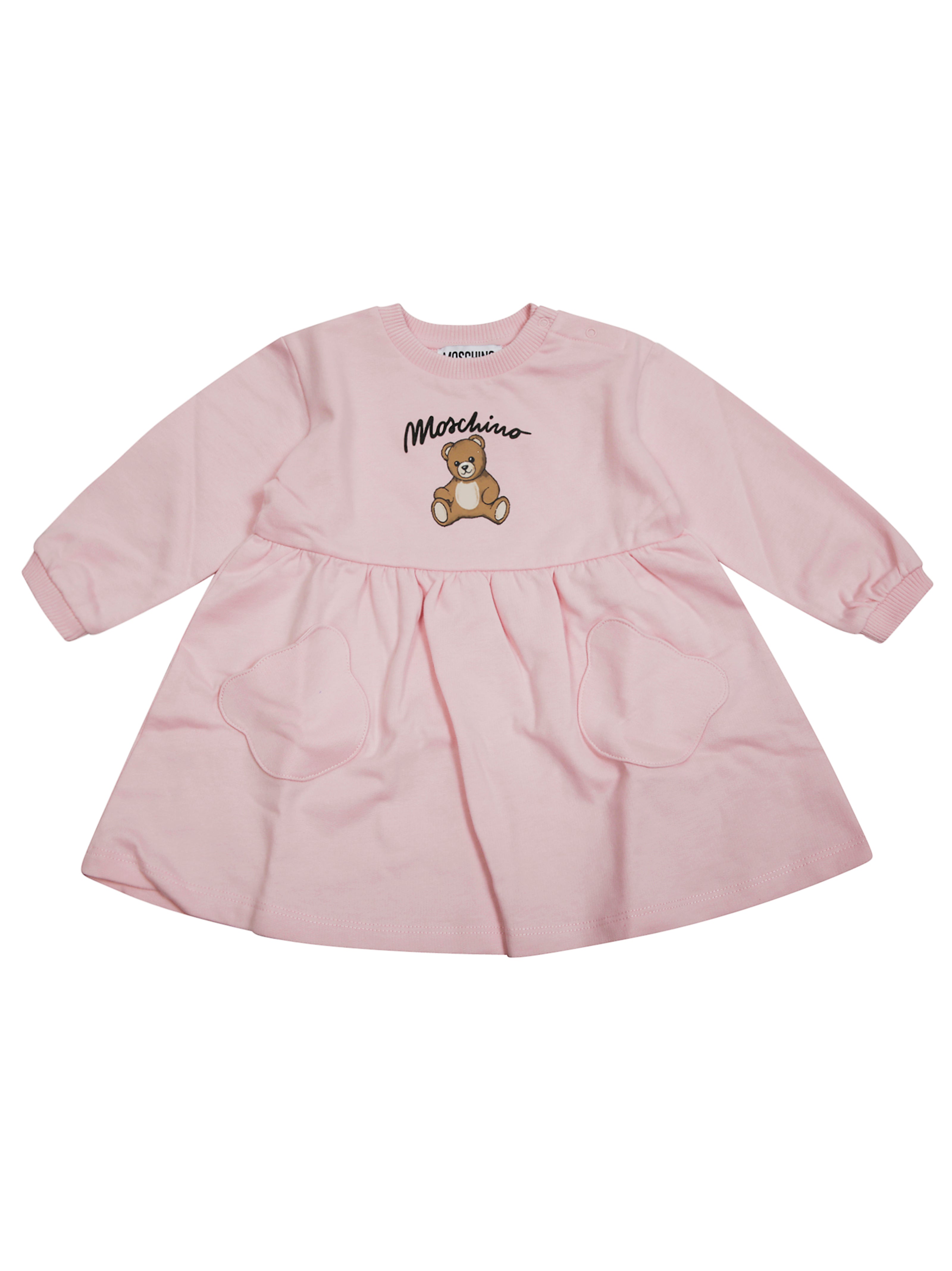 MOSCHINO BABY Mini Dress Sweatshirt with Toy Pockets